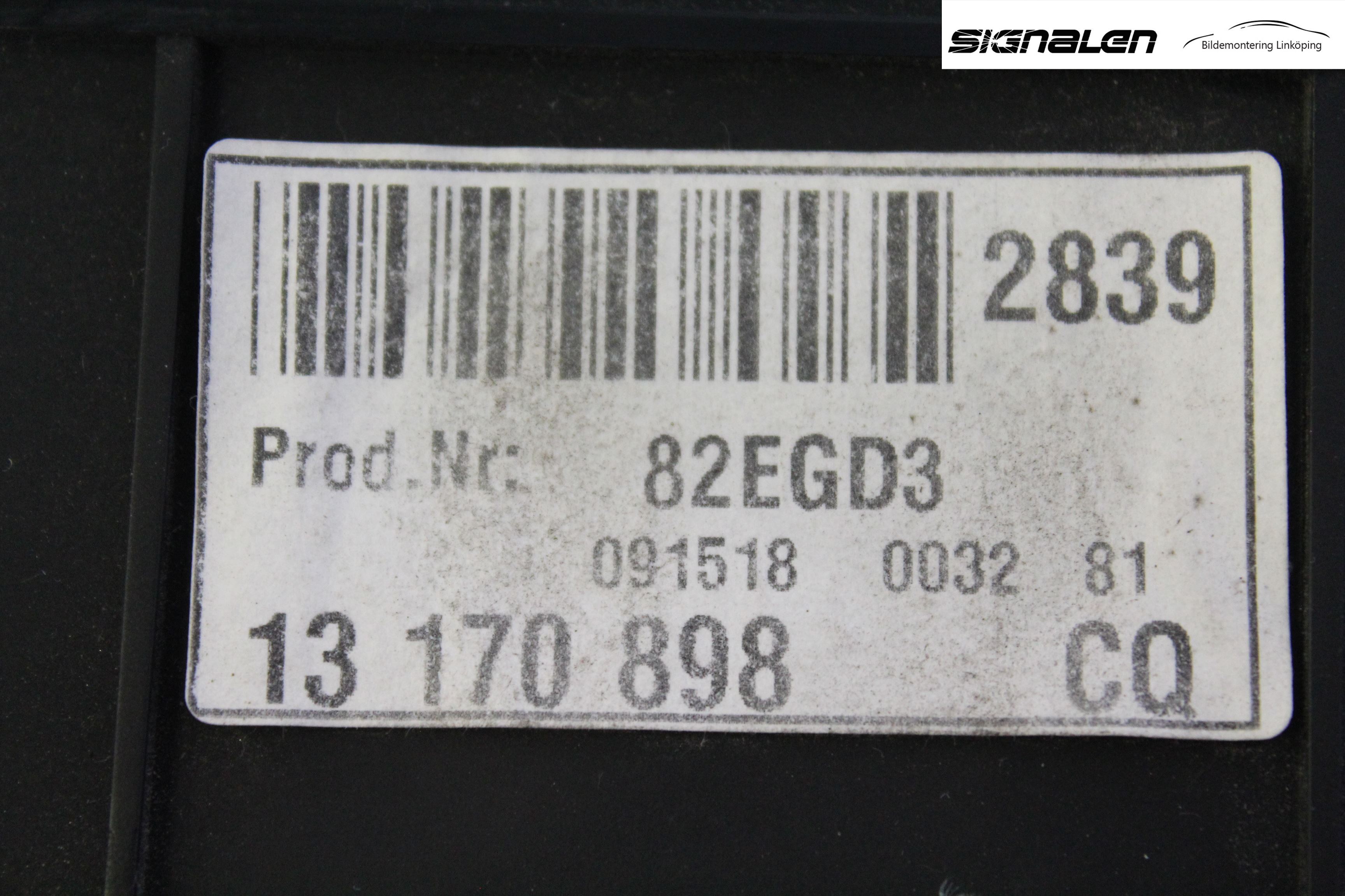 Opel VECTRA C 02-05 Säkringsdosa-Elcentral