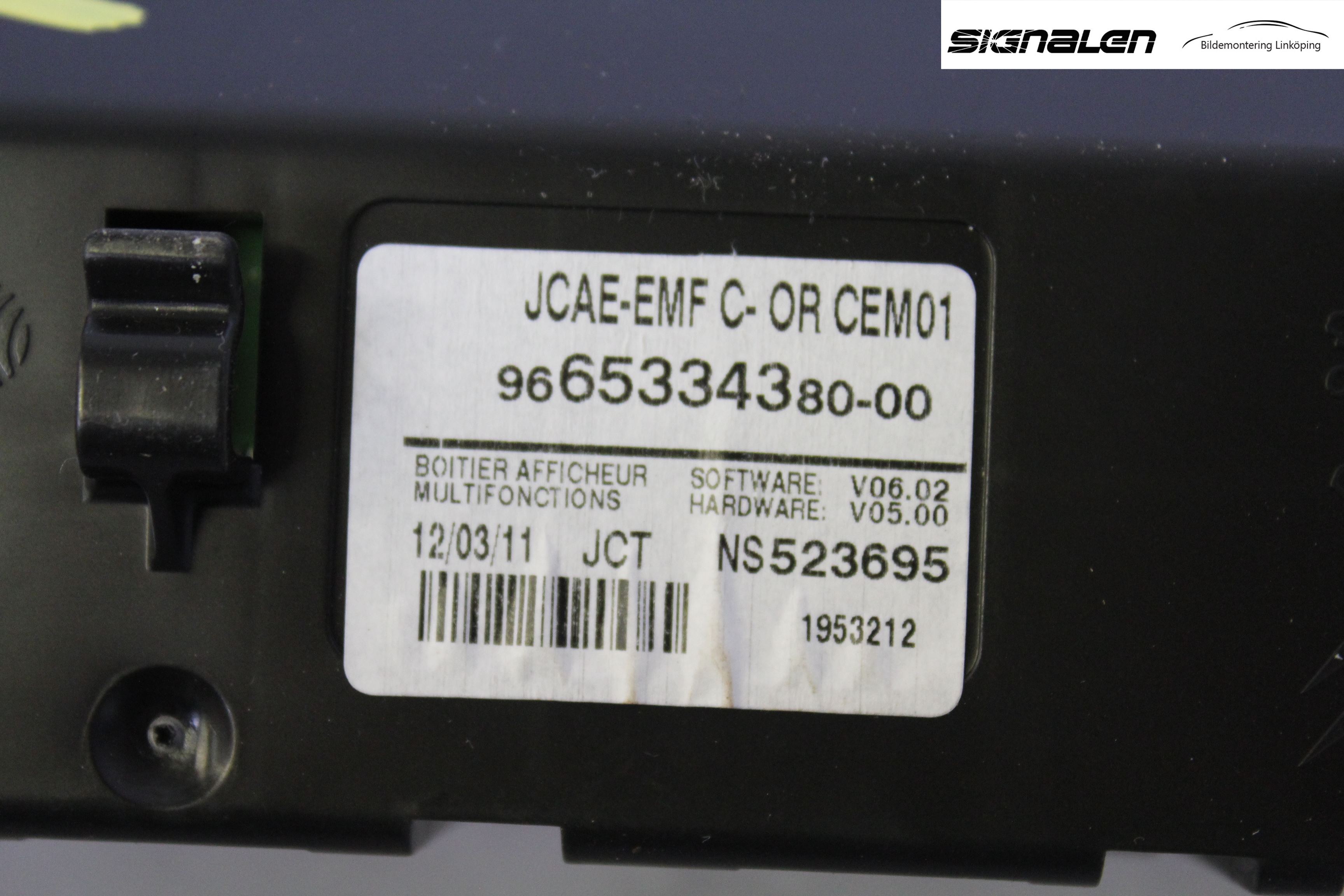 Citroen C4 II 11-18 Färddator