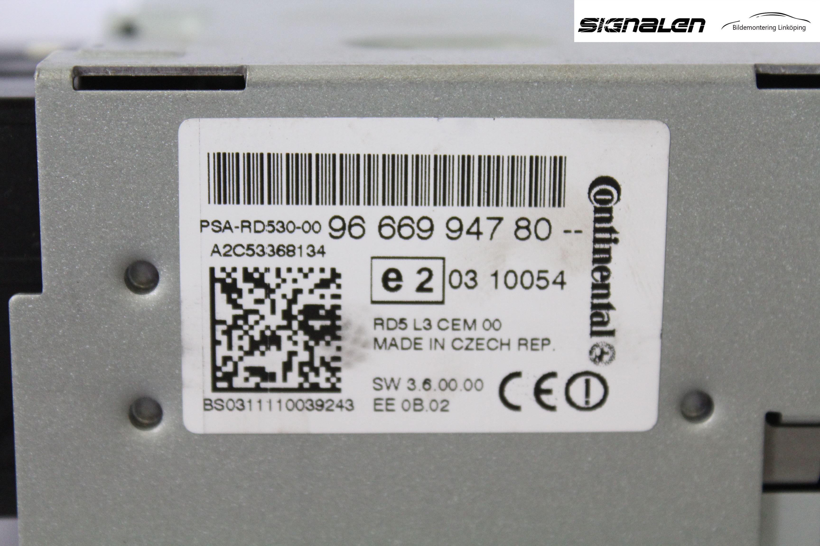 Citroen C4 II 11-18 Cd Radio - Multimediapanel