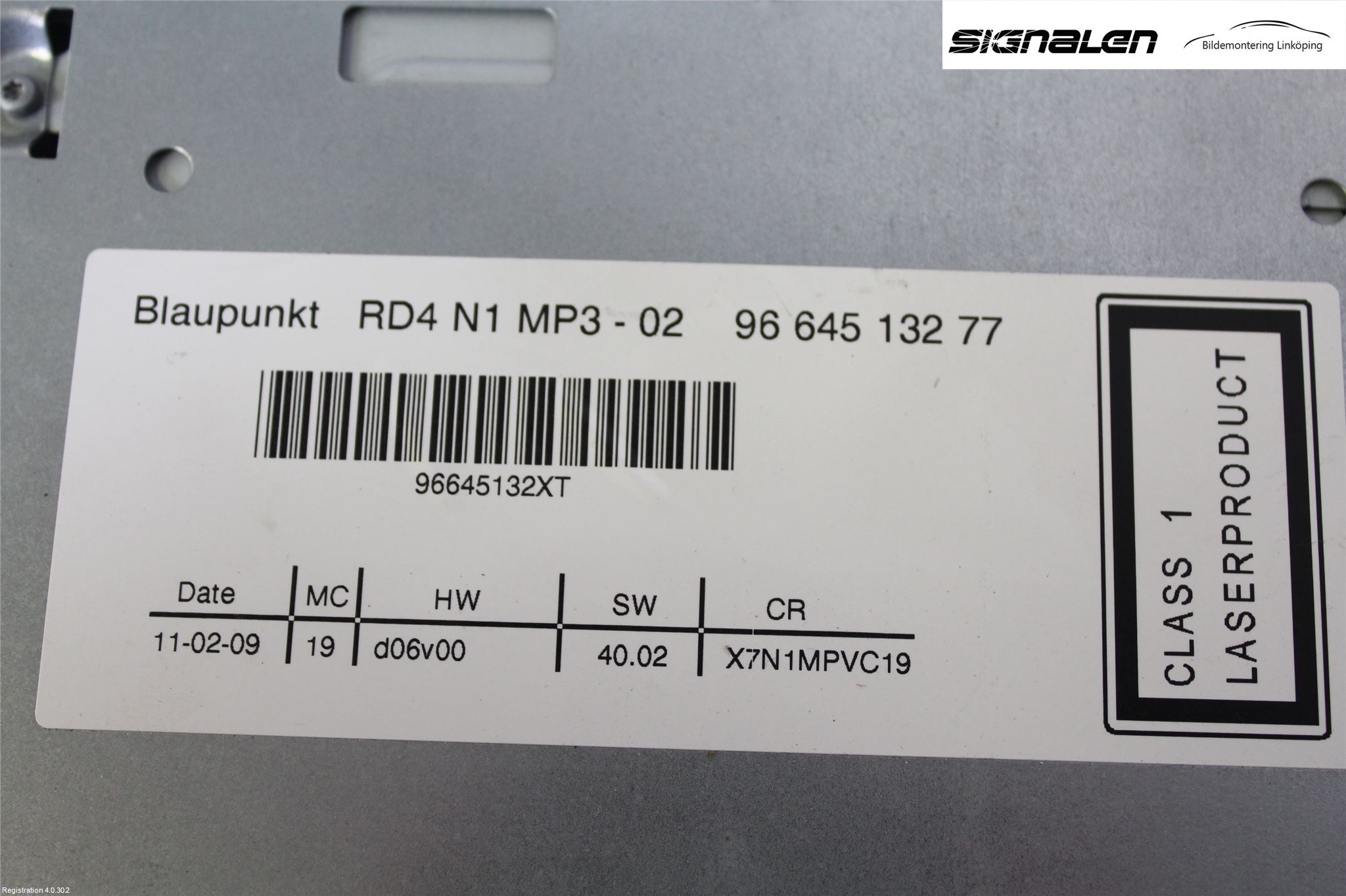 Citroen BERLINGO 08-18 Cd Radio - Multimediapanel