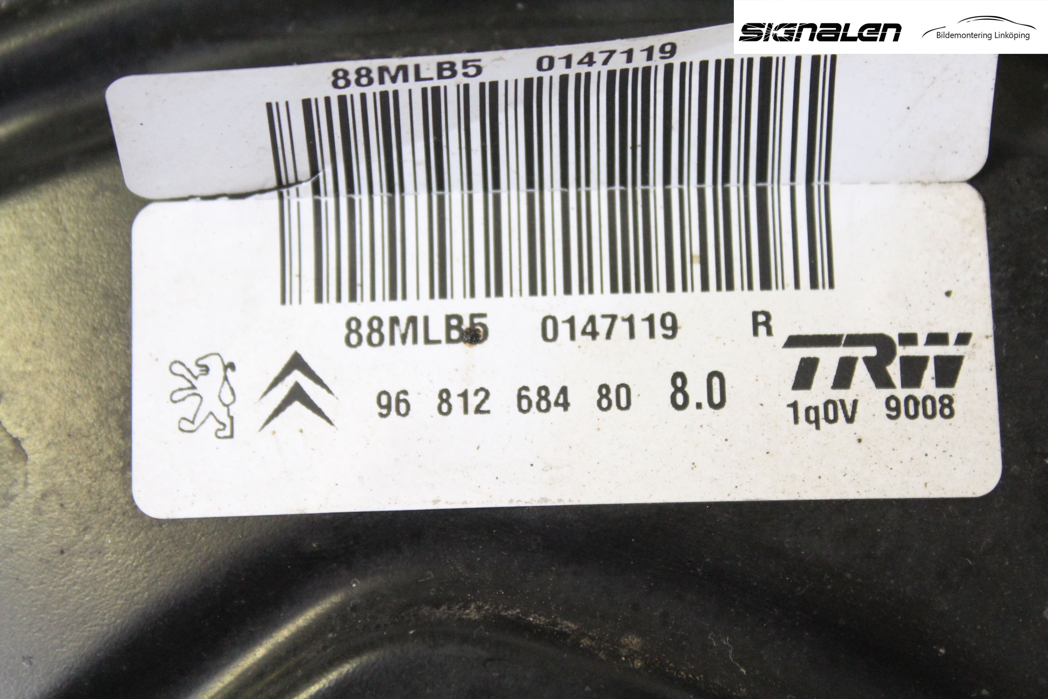 Citroen BERLINGO 08-18 Bromsservo