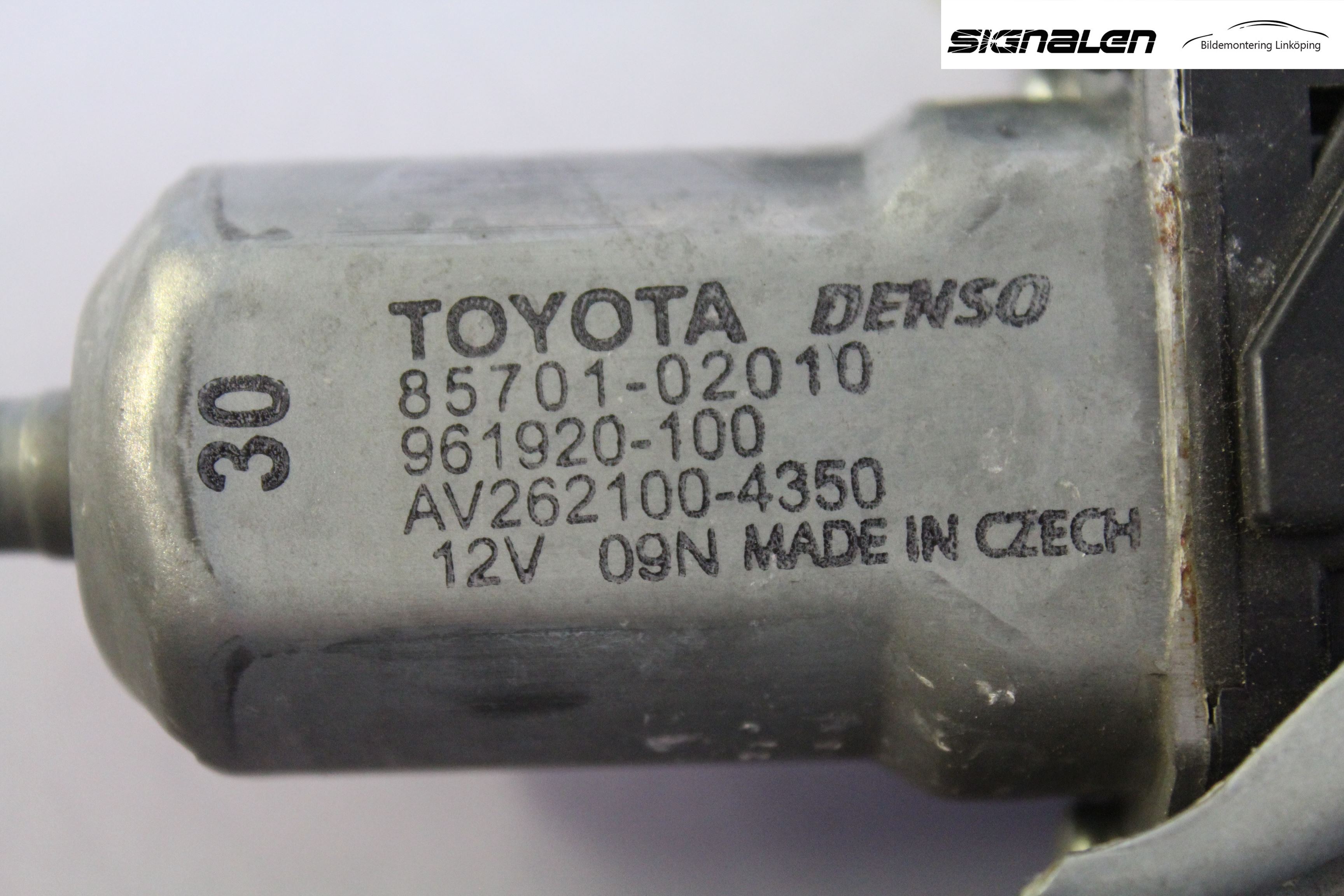 Toyota AURIS 10-12 Fönsterhiss El Kompl