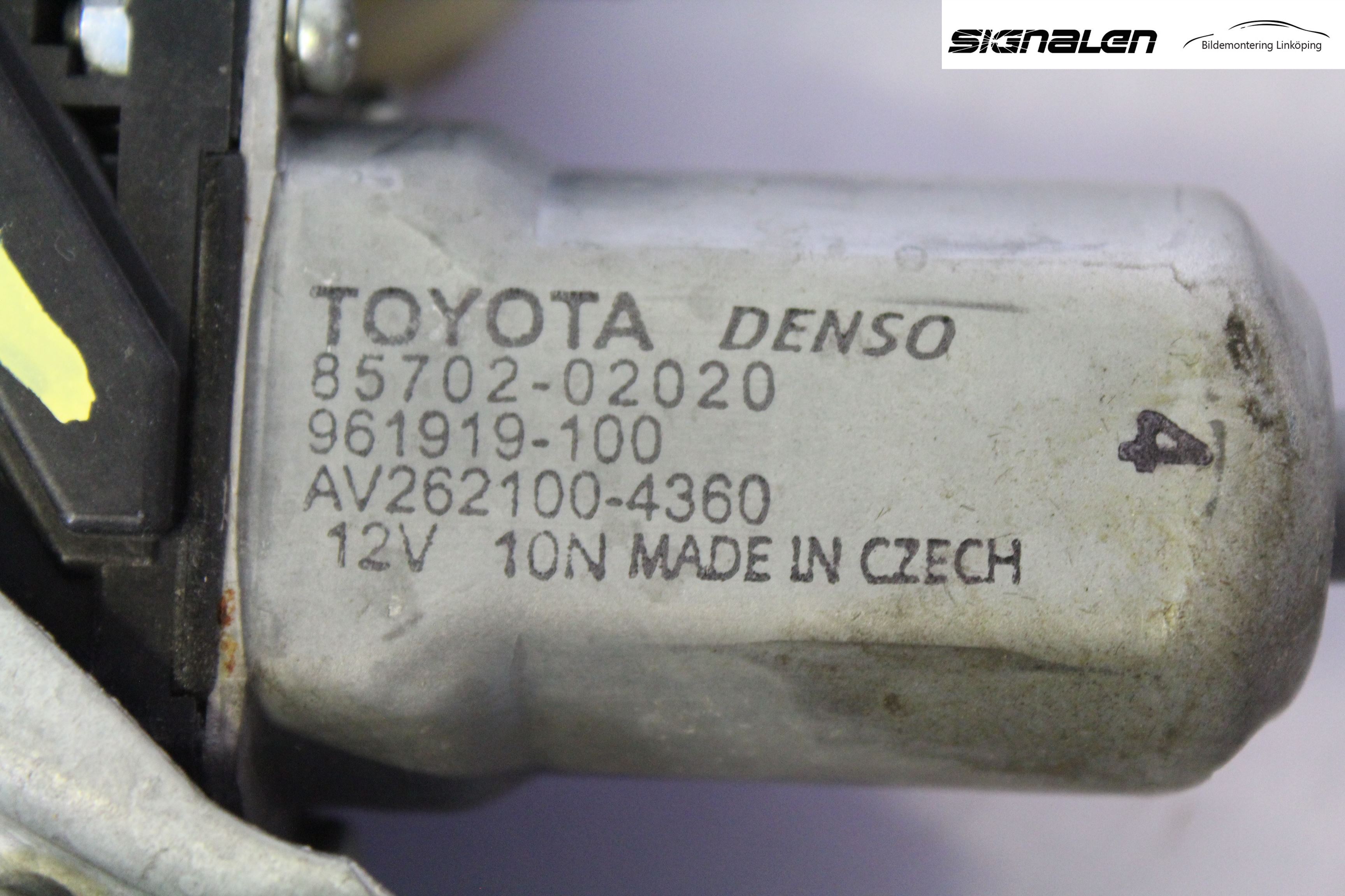 Toyota AURIS 10-12 Fönsterhiss El Kompl