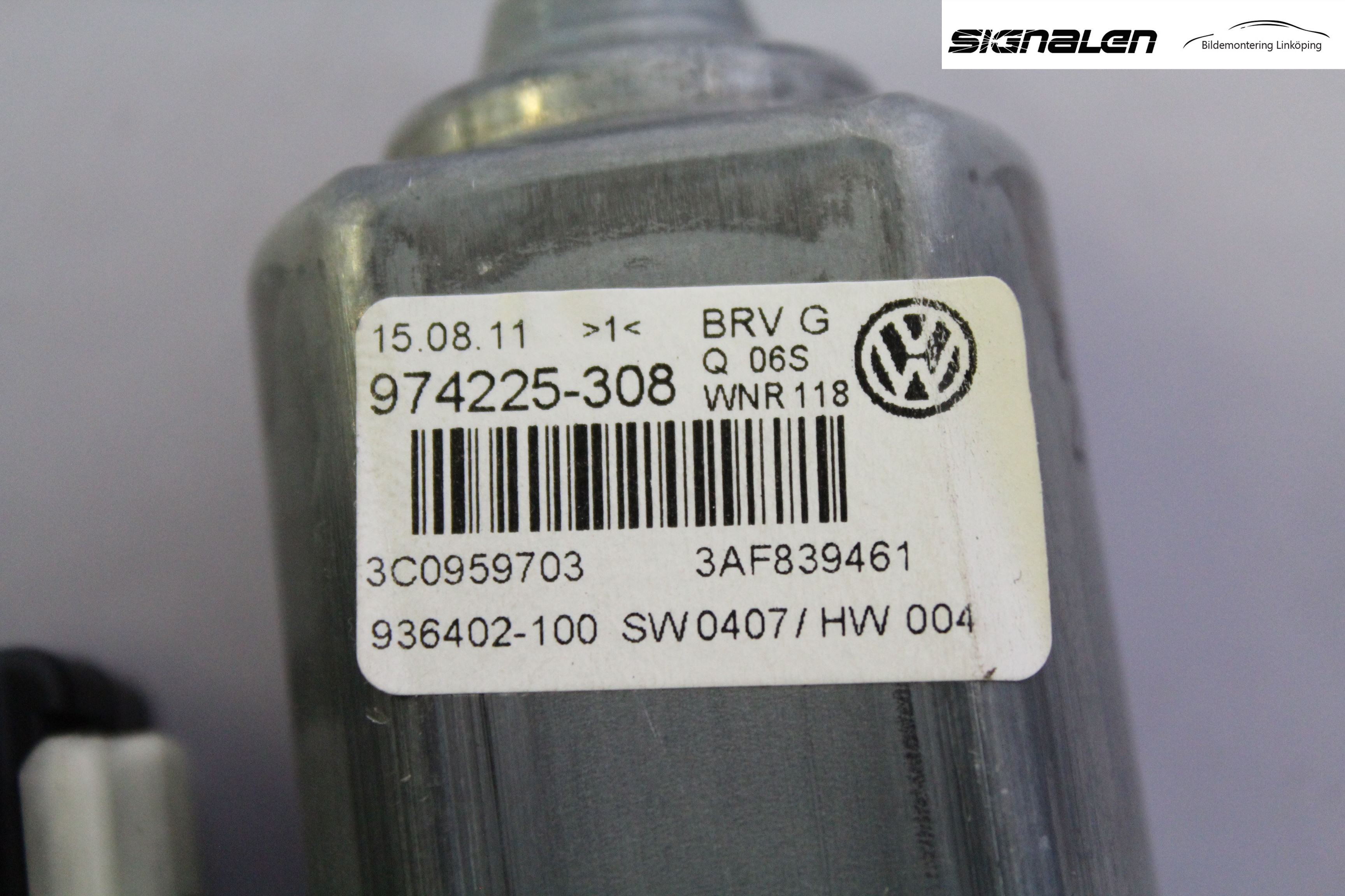 Volkswagen VW PASSAT 11-14 Fönsterhissmotor