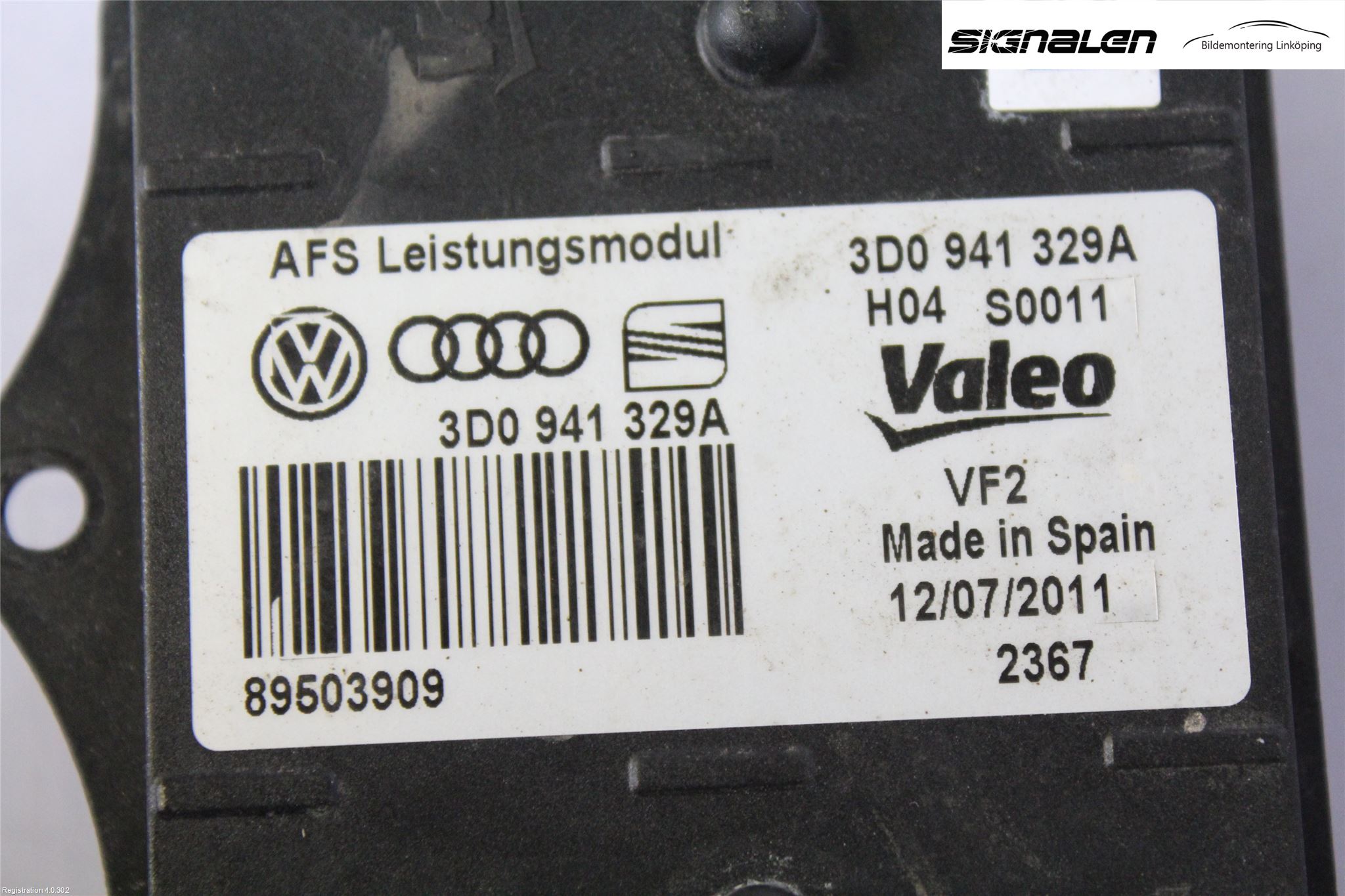 Volkswagen VW PASSAT 11-14 Styrenhet Strålkastare