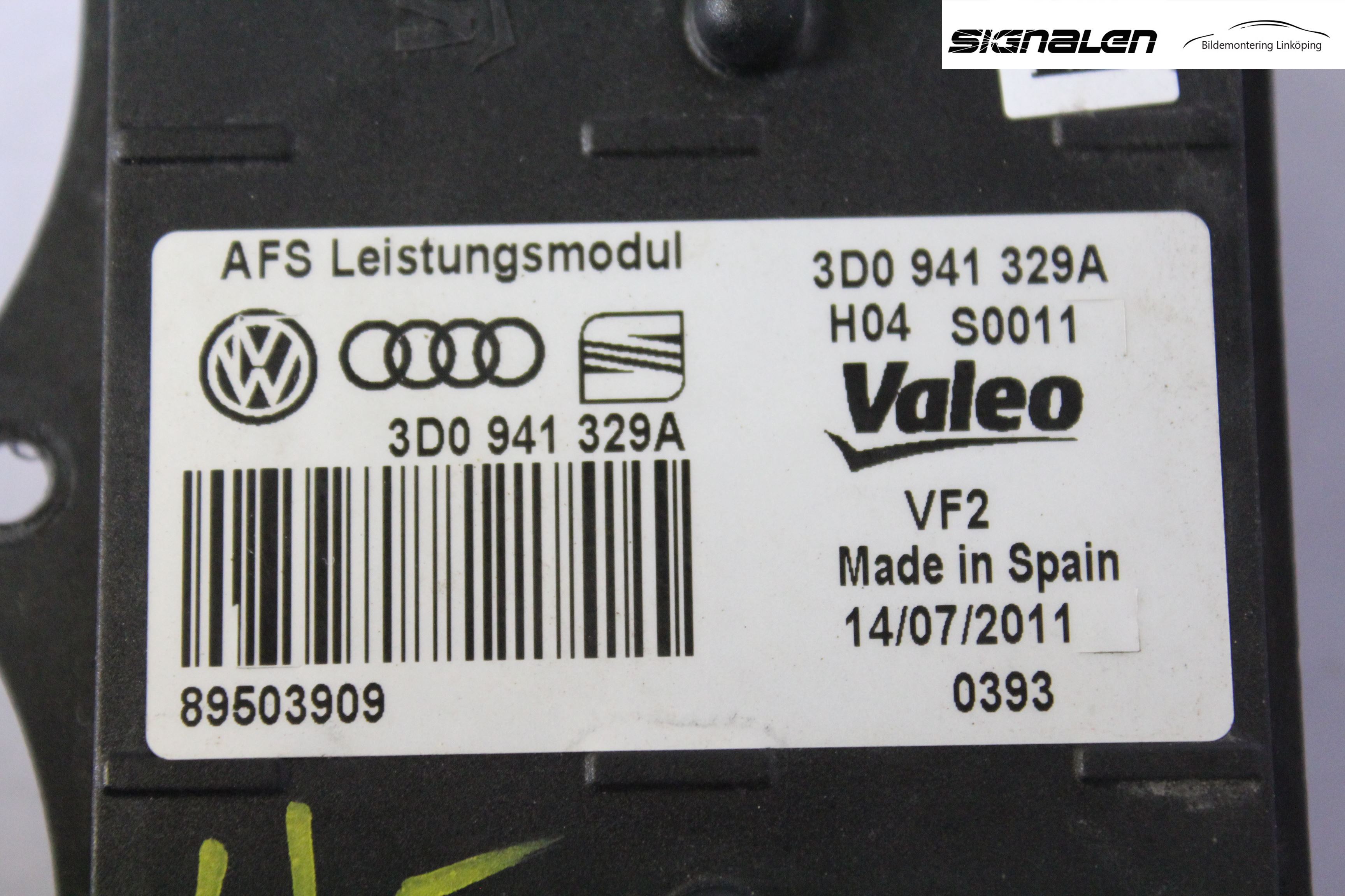 Volkswagen VW PASSAT 11-14 Styrenhet Strålkastare