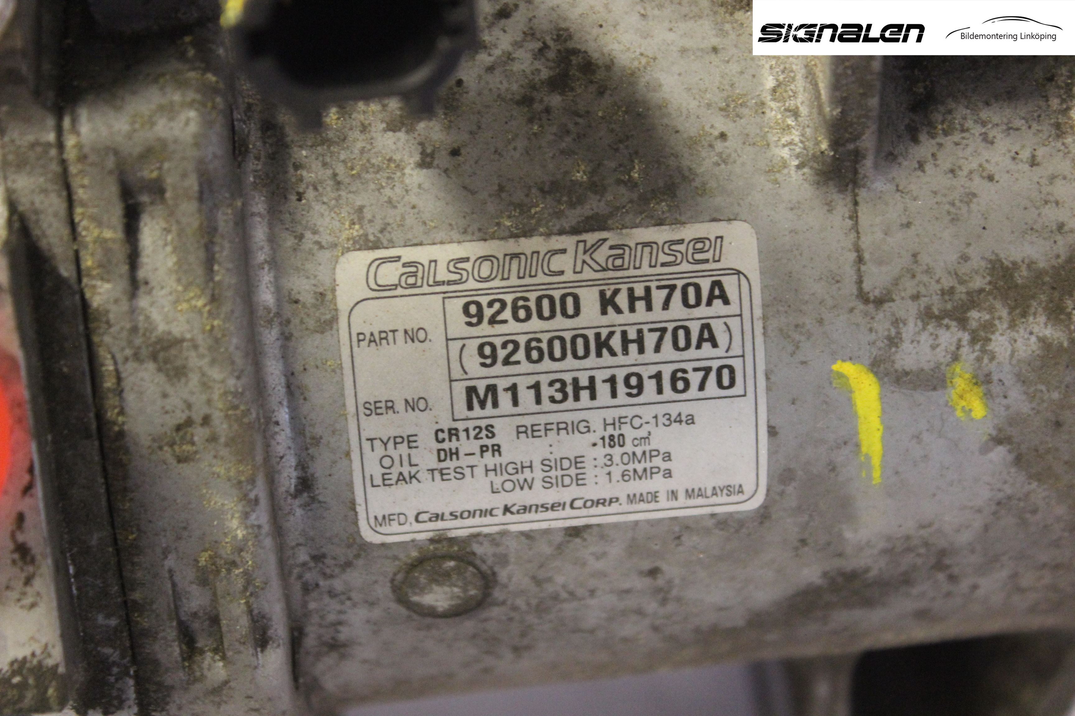 Nissan NAVARA 05-16 Ac Kompressor