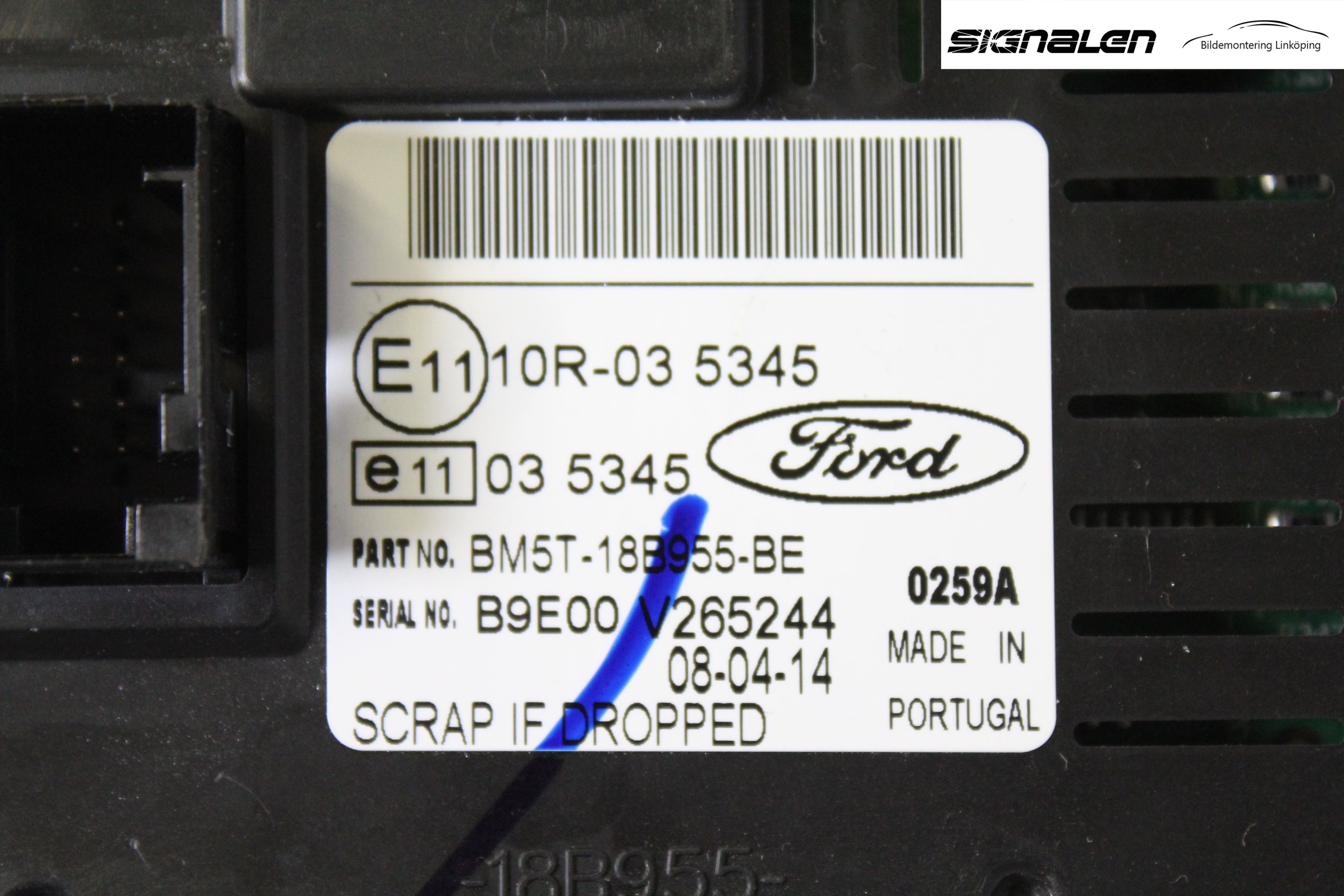 Ford TRANSIT/TOURNEO CUSTOM 13-24 Multifunktionsdisplay