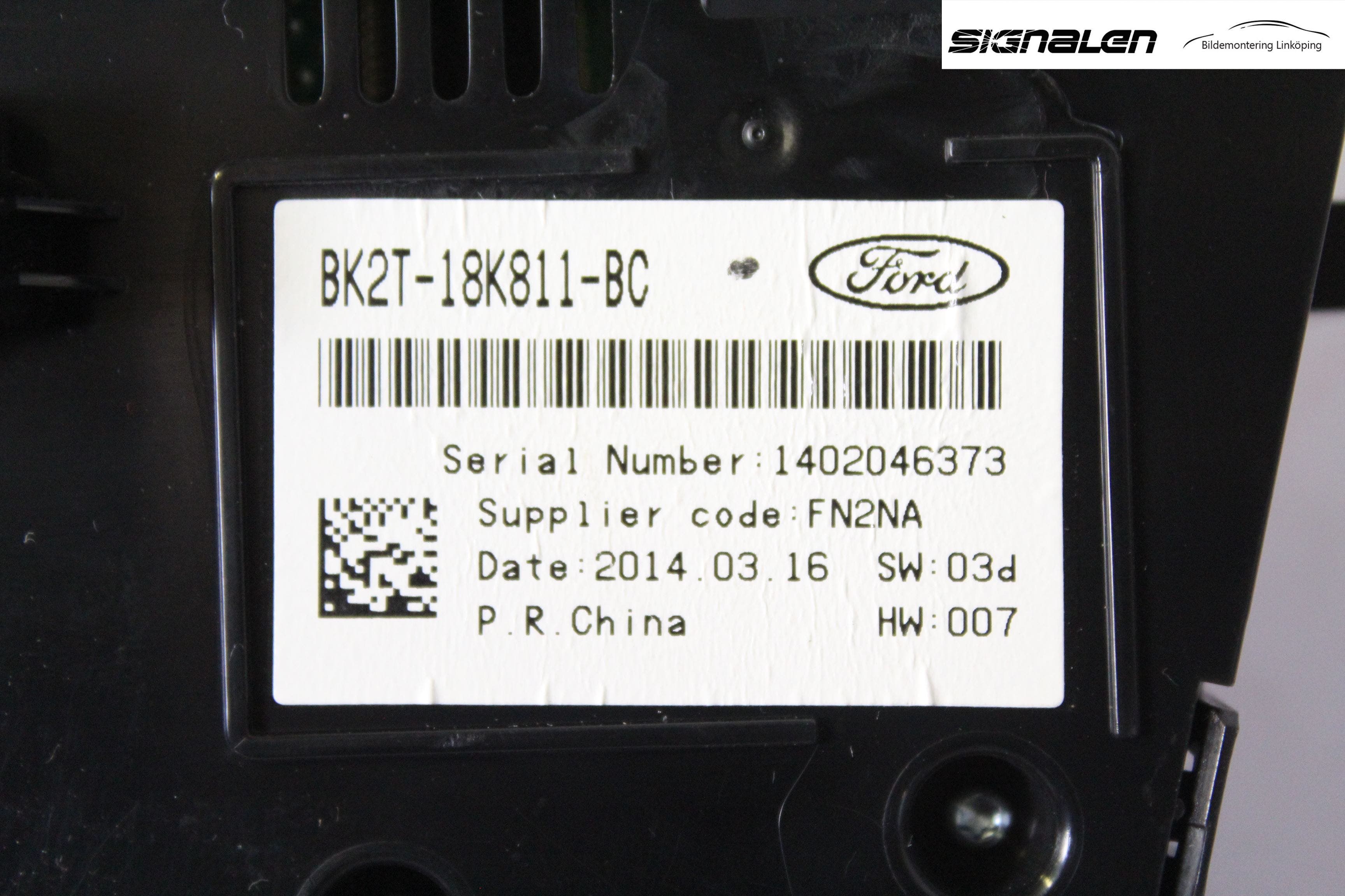 Ford TRANSIT/TOURNEO CUSTOM 13-24 Cd Radio - Multimediapanel