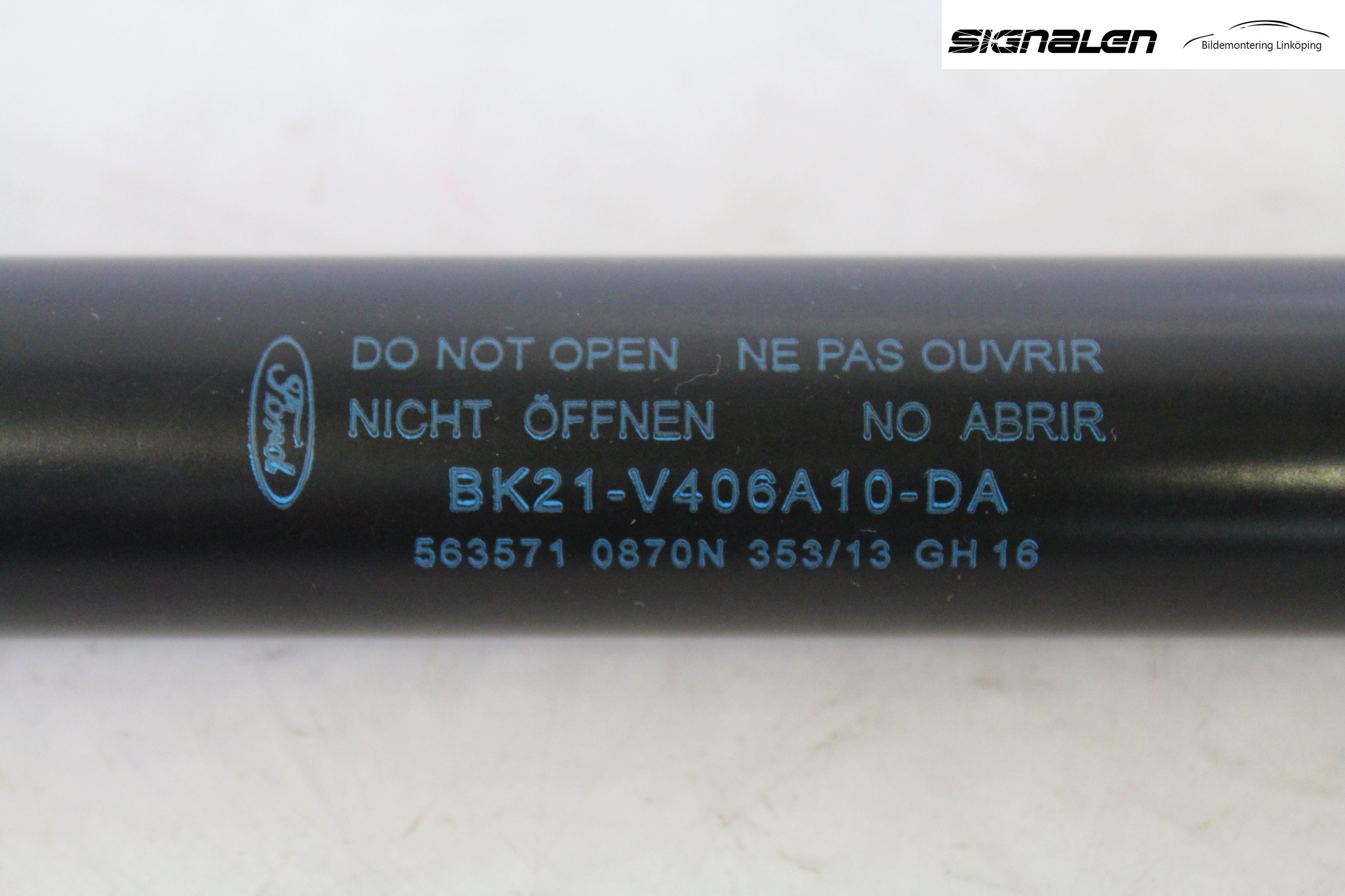 Ford TRANSIT/TOURNEO CUSTOM 13-24 Gasfjäder Baklucka