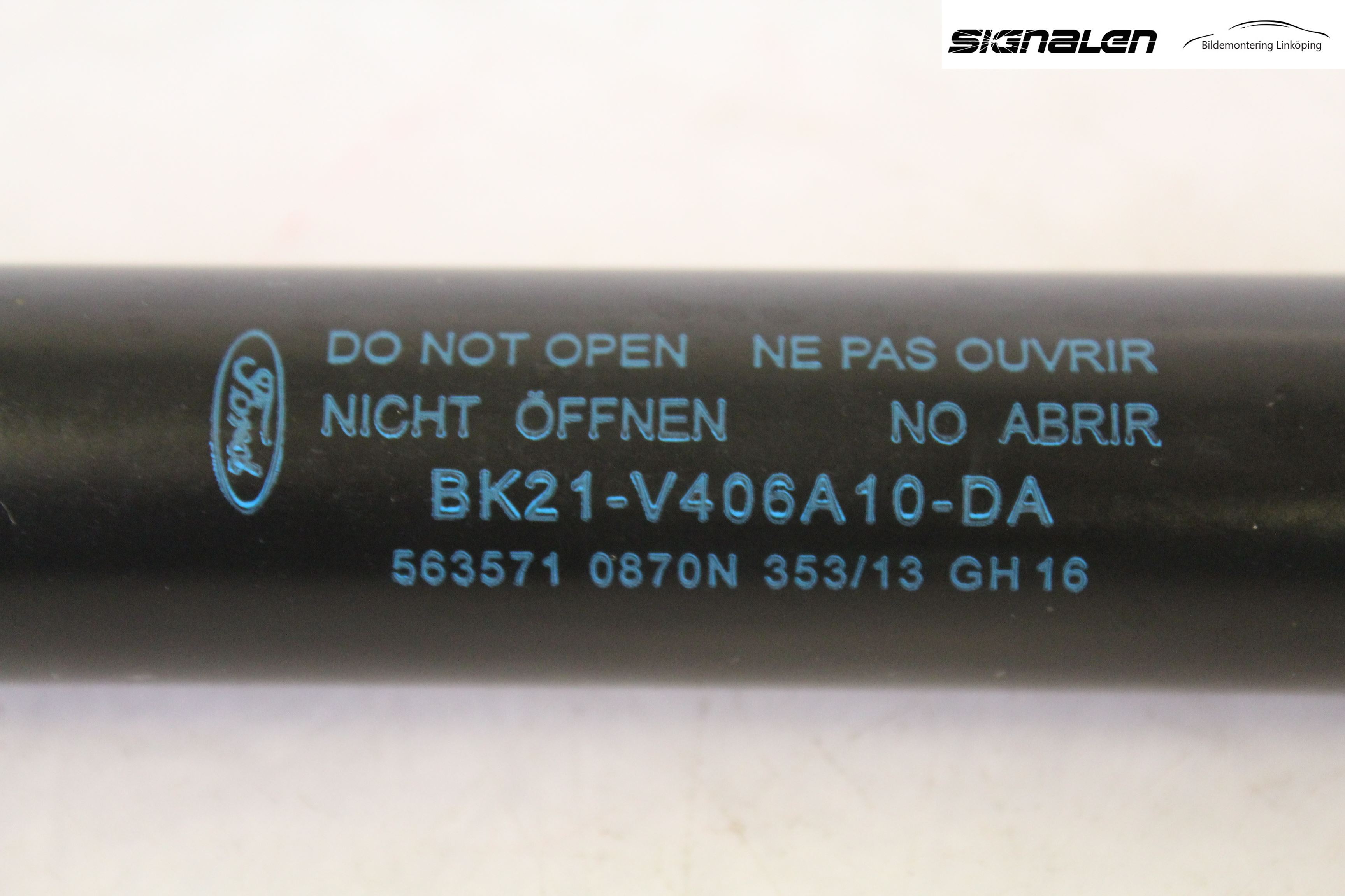 Ford TRANSIT/TOURNEO CUSTOM 13-24 Gasfjäder Baklucka