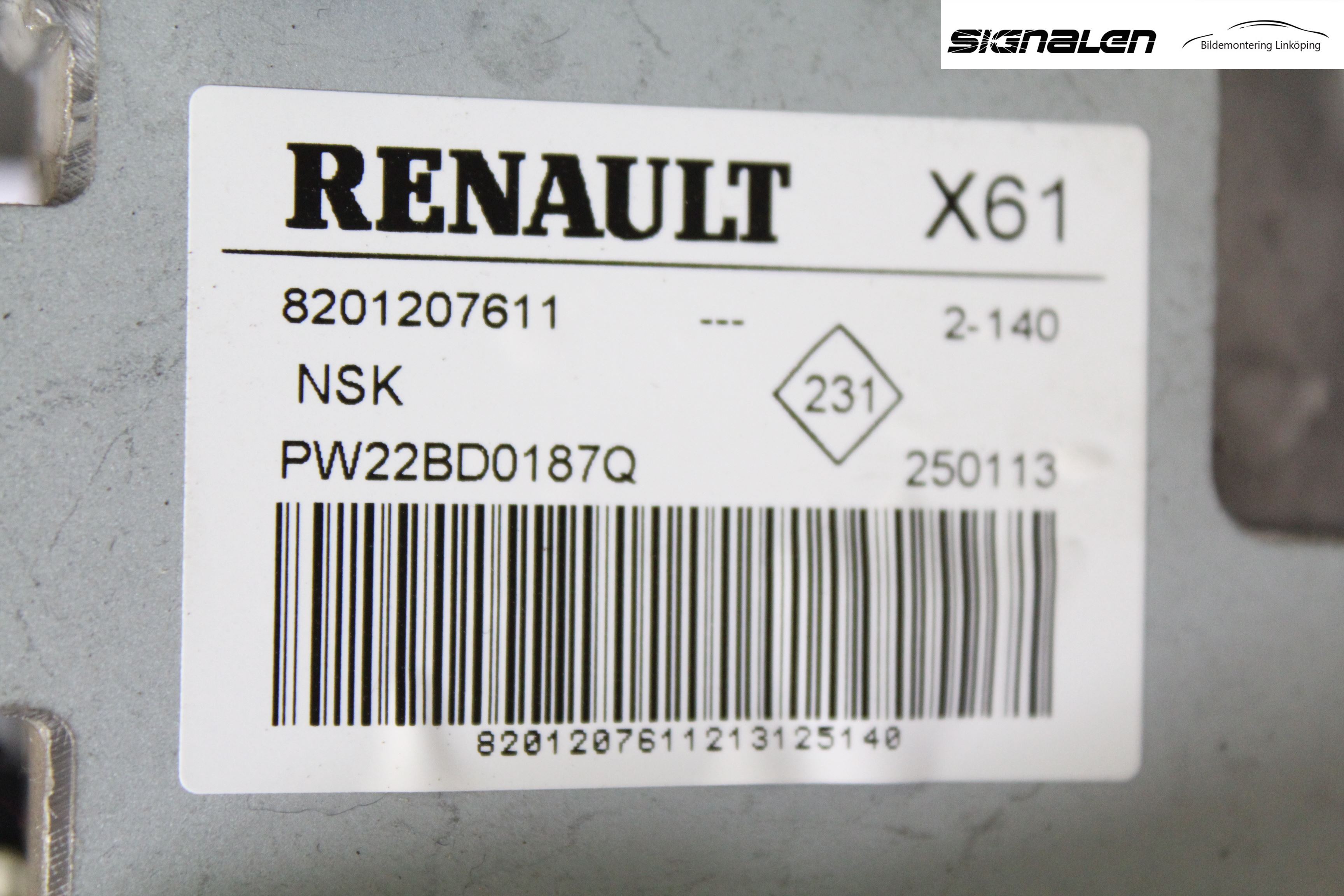 Mercedes-Benz MB CITAN (W415) 13-21 Rattaxelagg Med Inb Servo