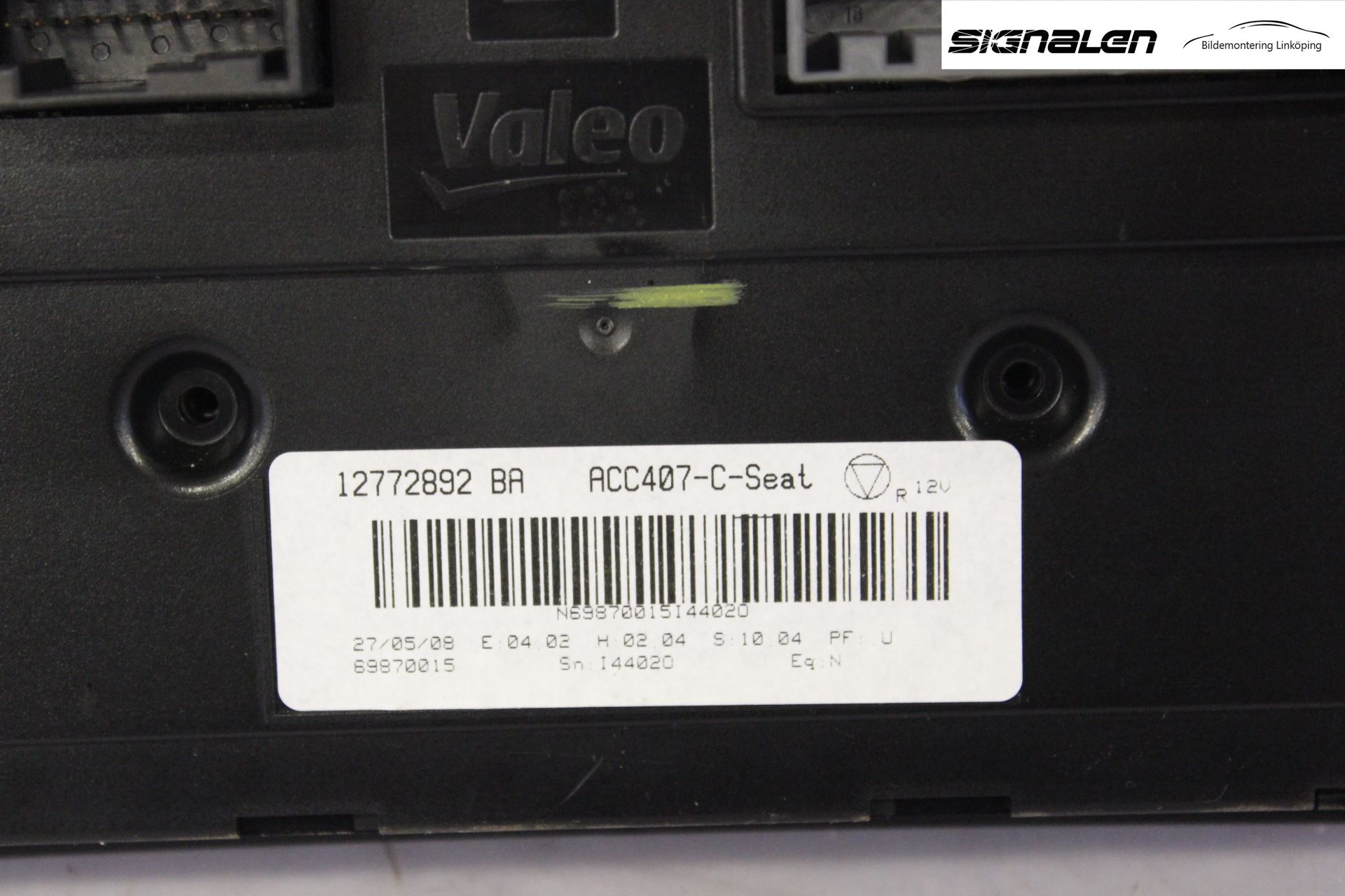 Saab 9-3 VER2/VER3 08-15 Ac Styrenhet Ac Manöveren