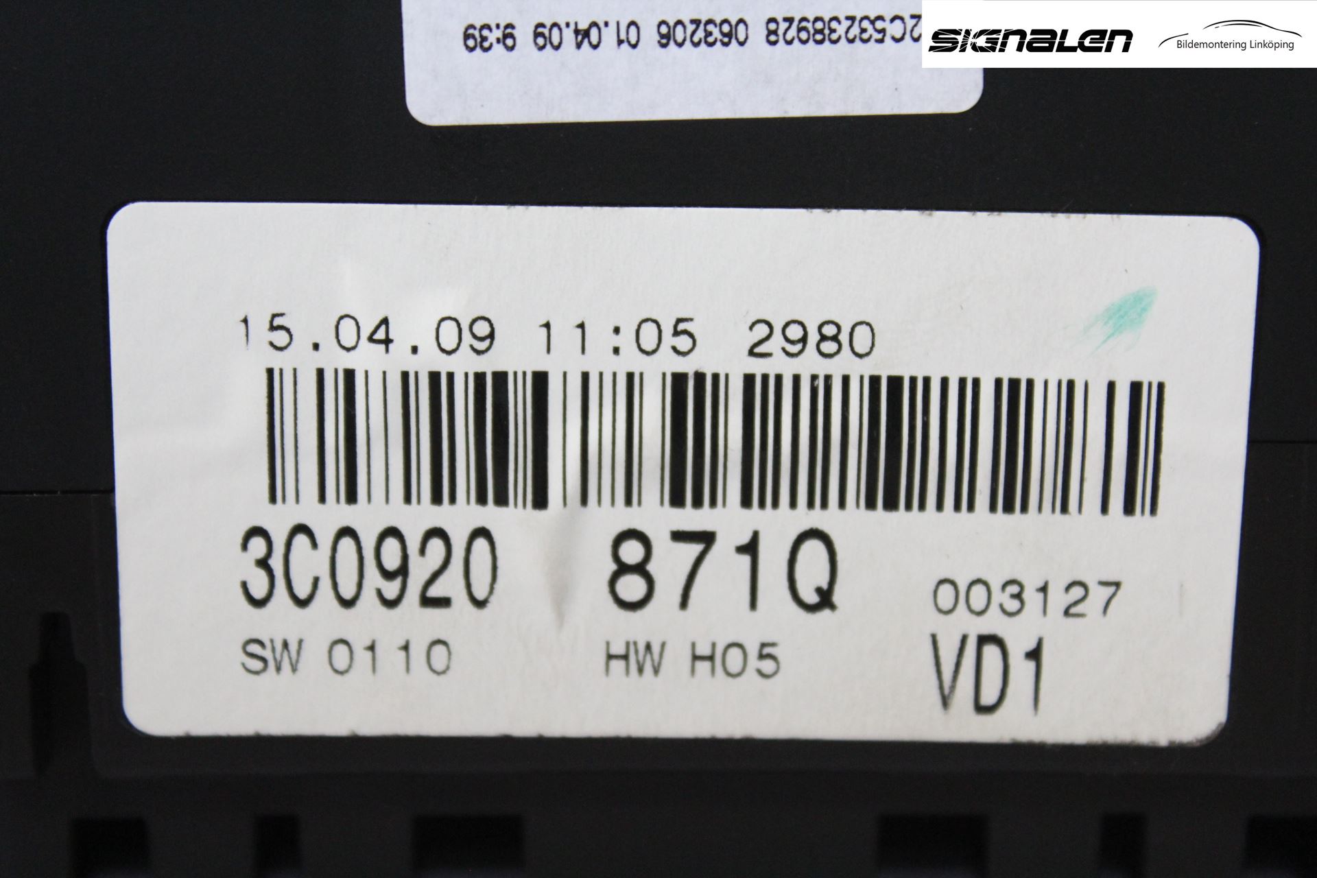 Volkswagen VW PASSAT 05-11 Instrument Komb