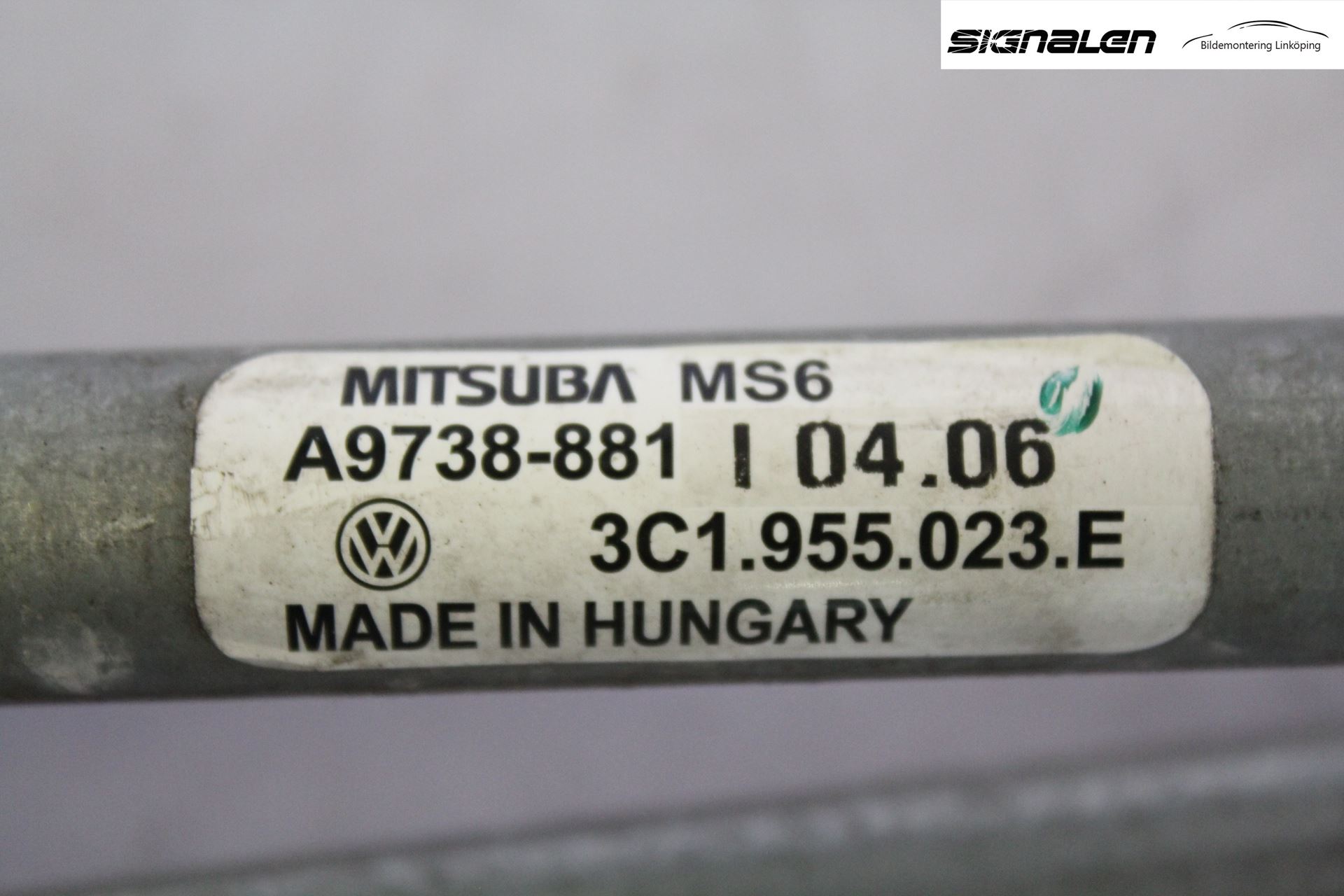 Volkswagen VW PASSAT 05-11 Torkarmekanism Vindruta