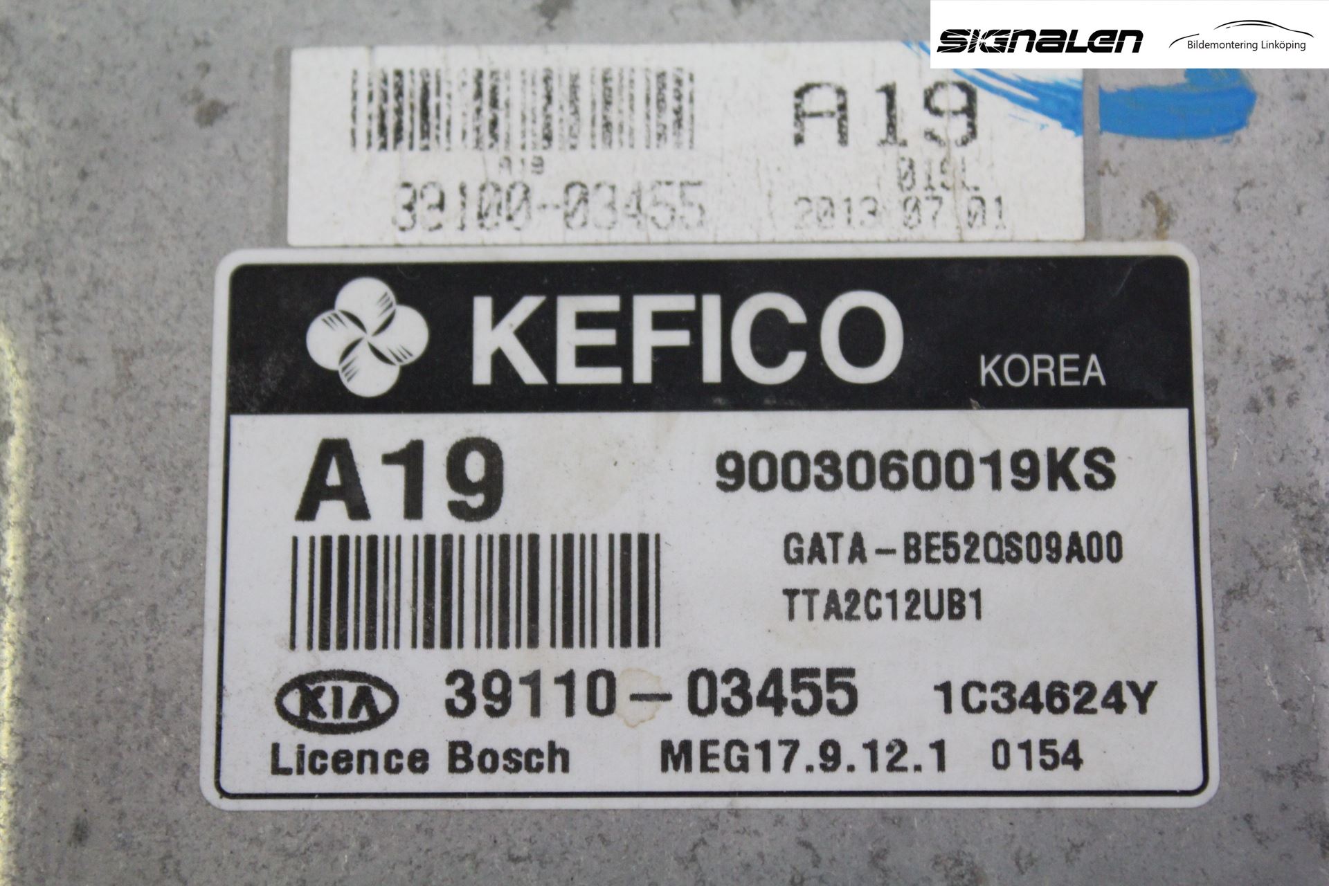 Kia PICANTO 12-17 Styrenhet Insprut Bensin