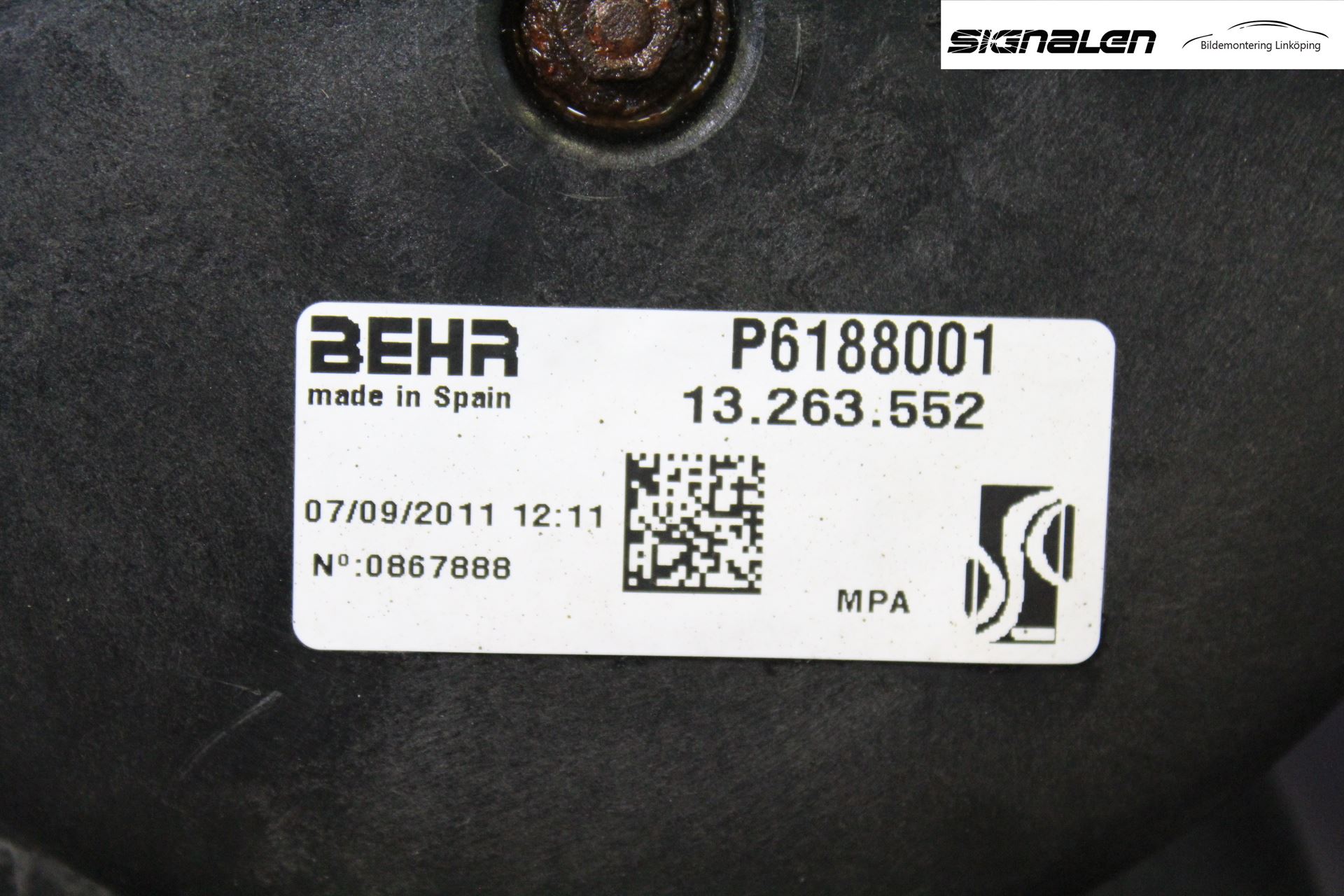 Opel CORSA D 07-14 Kylfläkt El