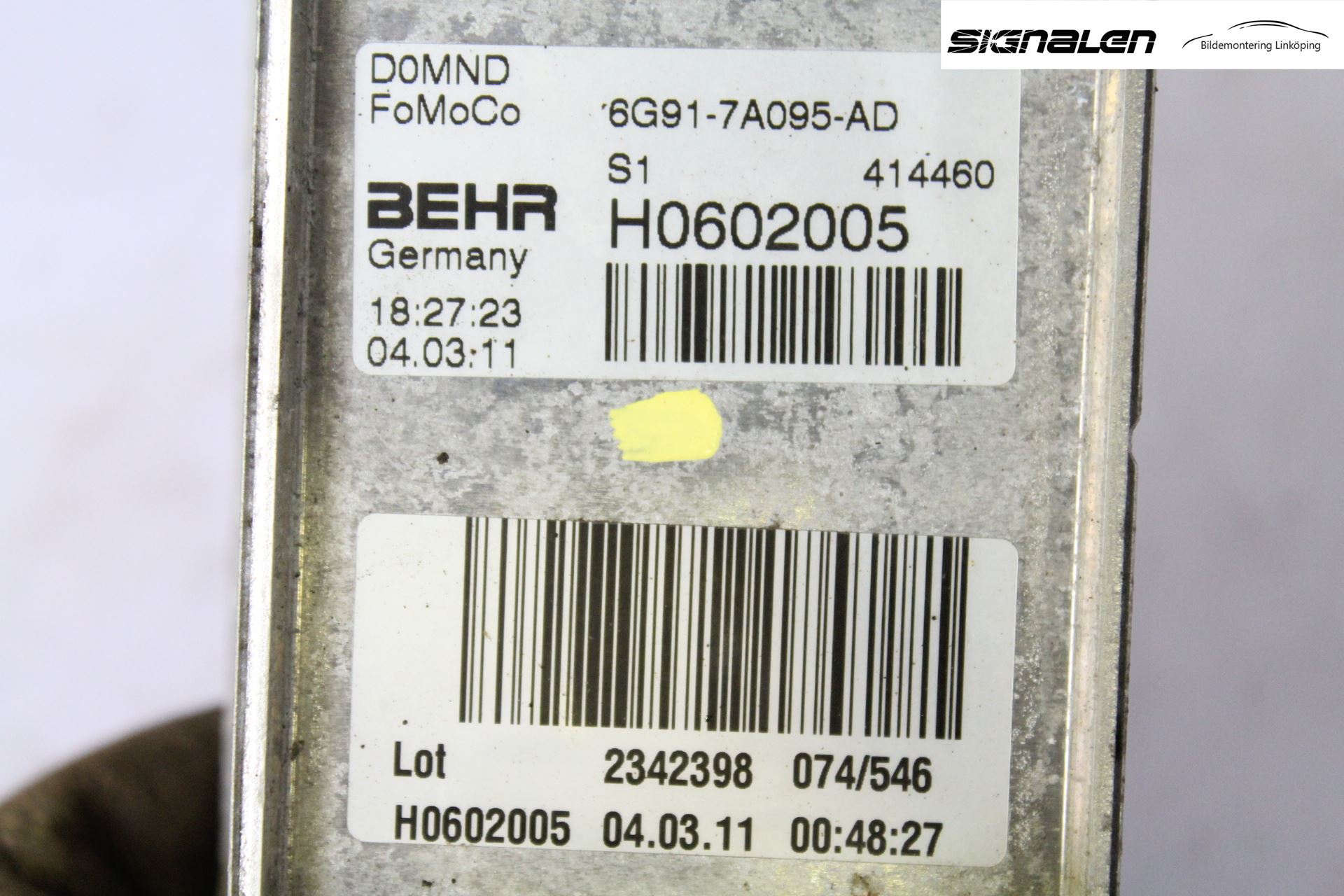 Ford MONDEO 07-15 Oljekylare Automat