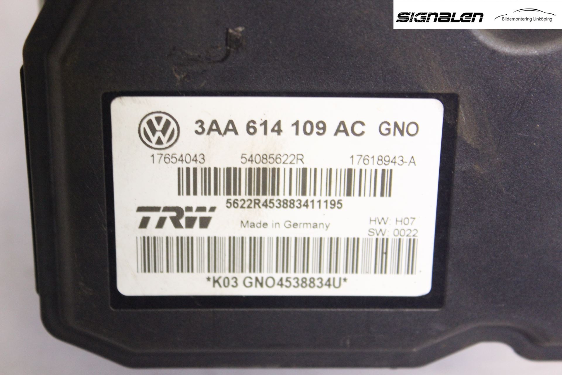 Volkswagen VW PASSAT 11-14 Abs Hydraulaggregat