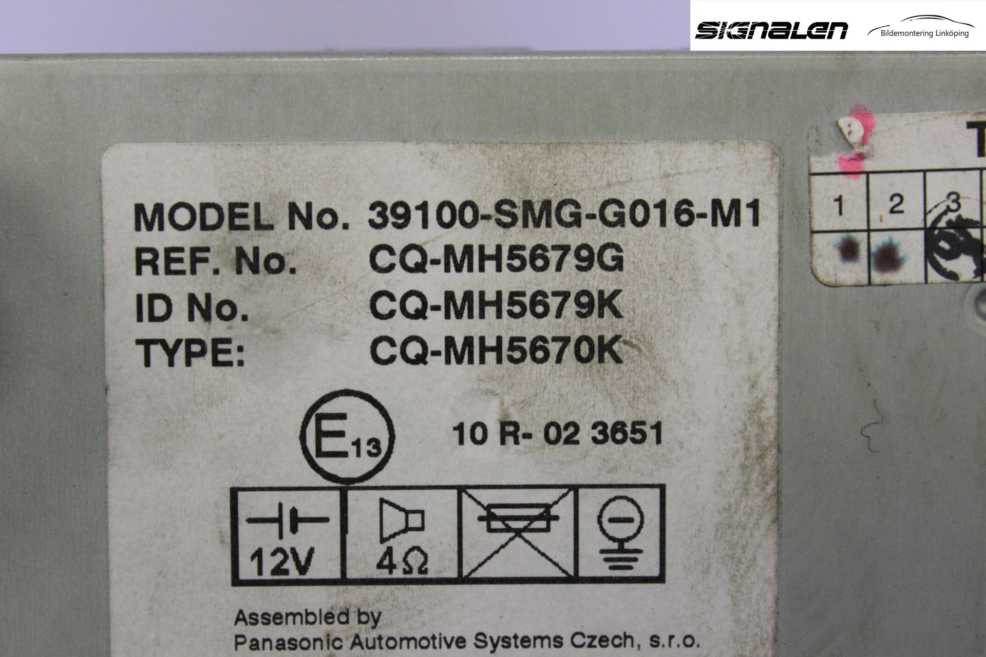 Honda CIVIC 06-11 Cd Radio - Multimediapanel