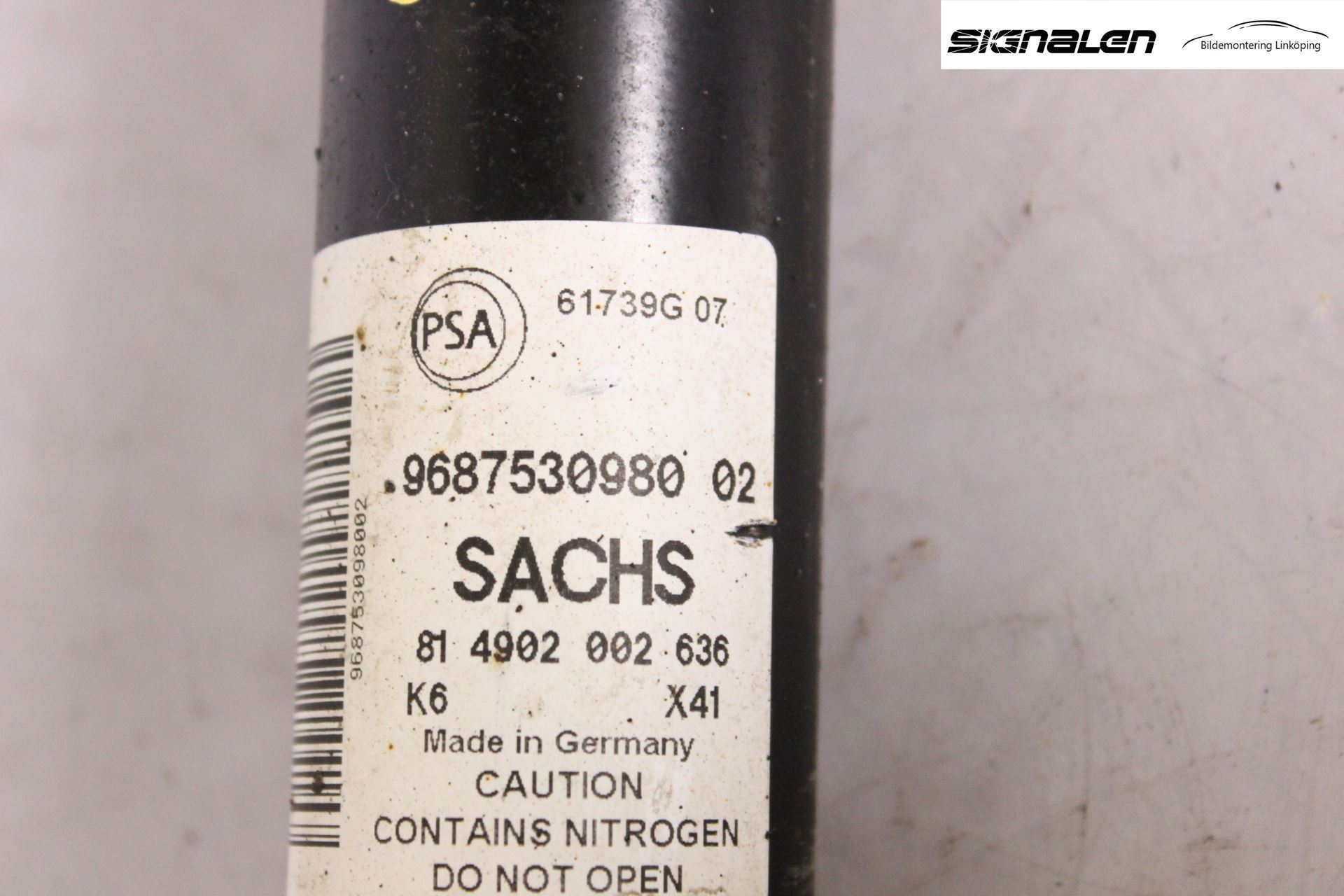 Peugeot PARTNER 16-18 Stötdämpare Bak