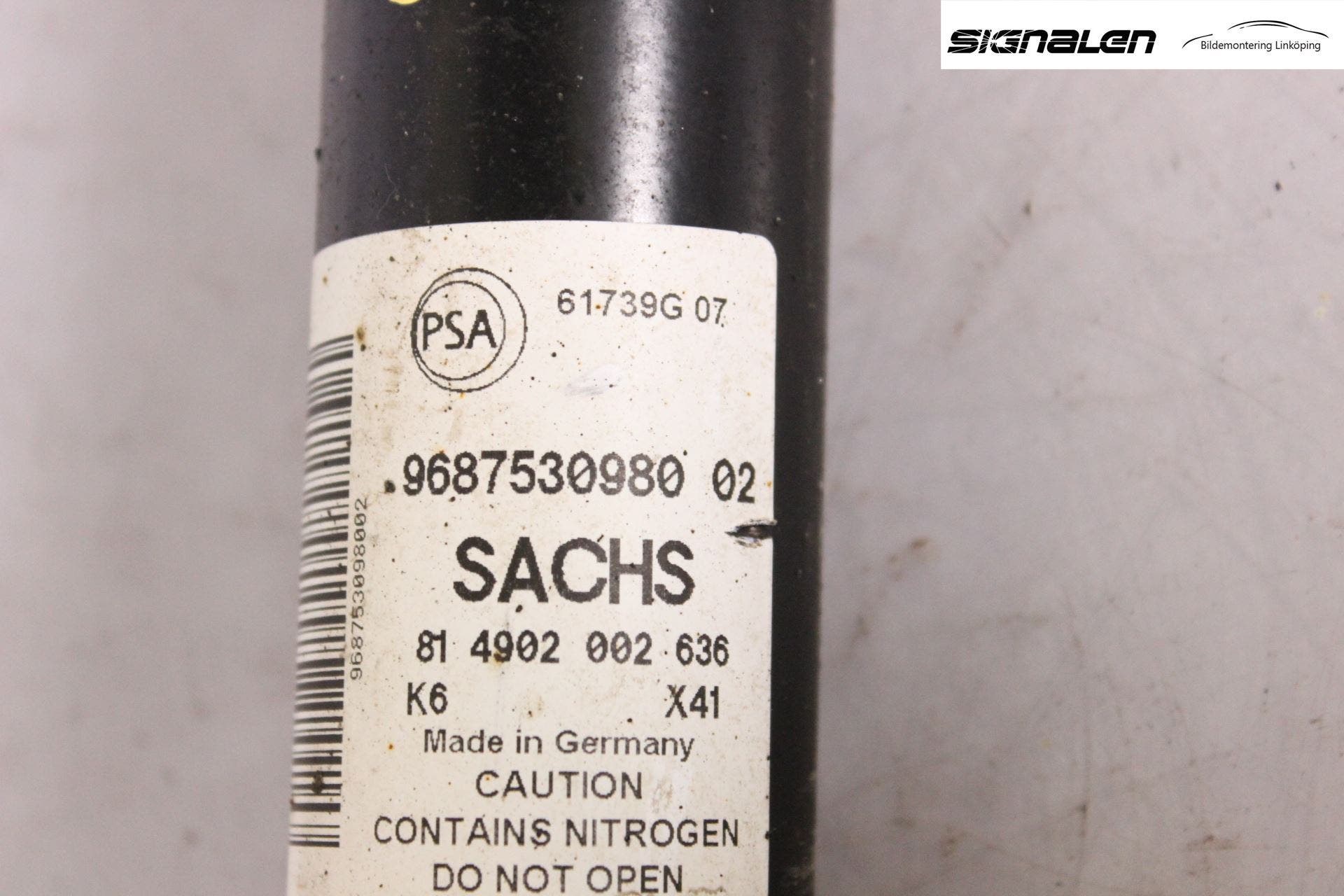 Peugeot PARTNER 16-18 Stötdämpare Bak