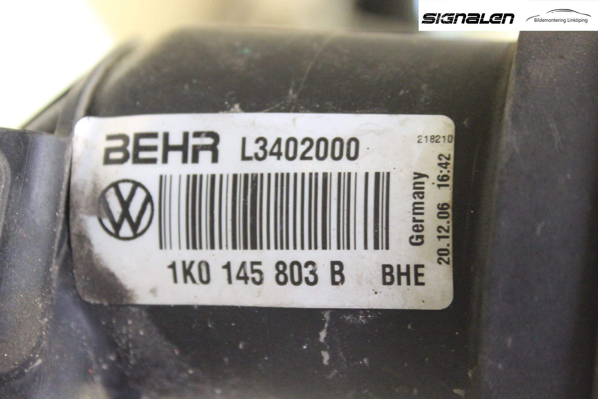 Skoda OCTAVIA (1Z) 05-13 Laddluft-Intercooler Kyl