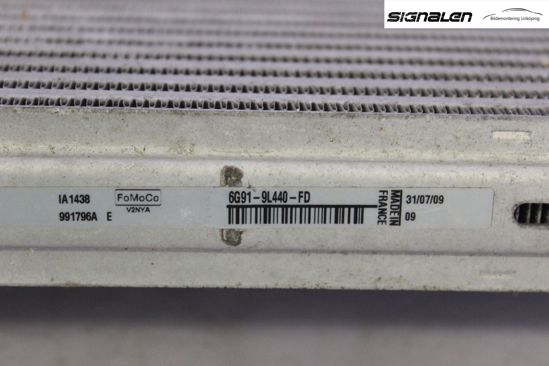 Ford MONDEO 07-15 Laddluft-Intercooler Kyl