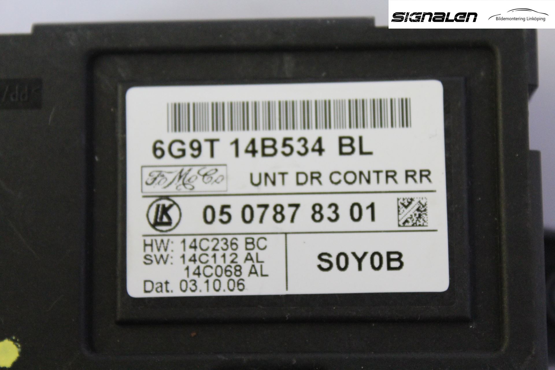 Volvo S80 07-13 Styrenhet Dörr