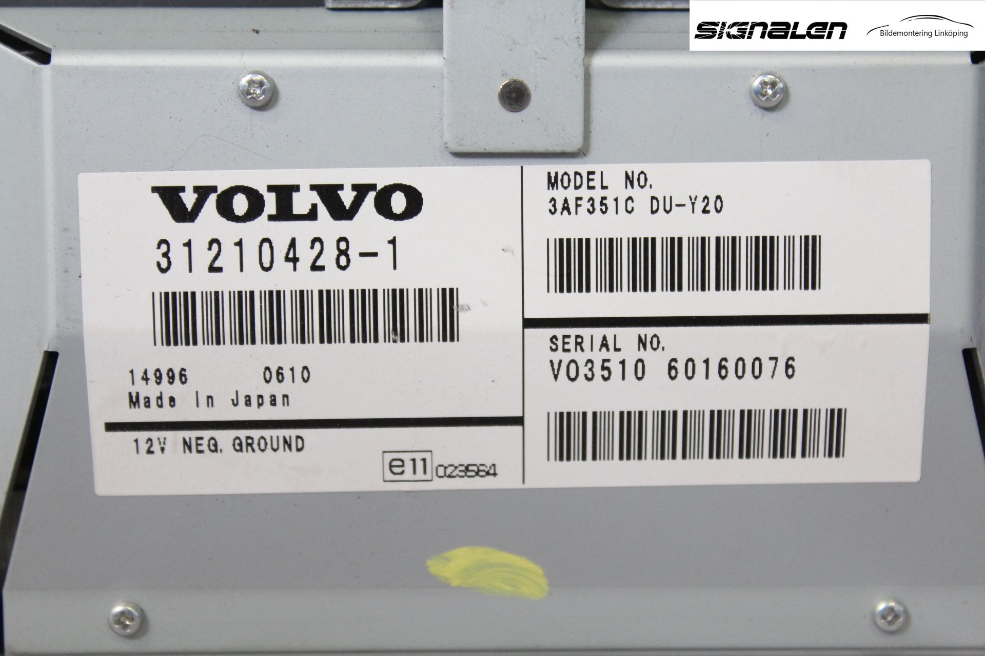 Volvo S80 07-13 Gps Navigator