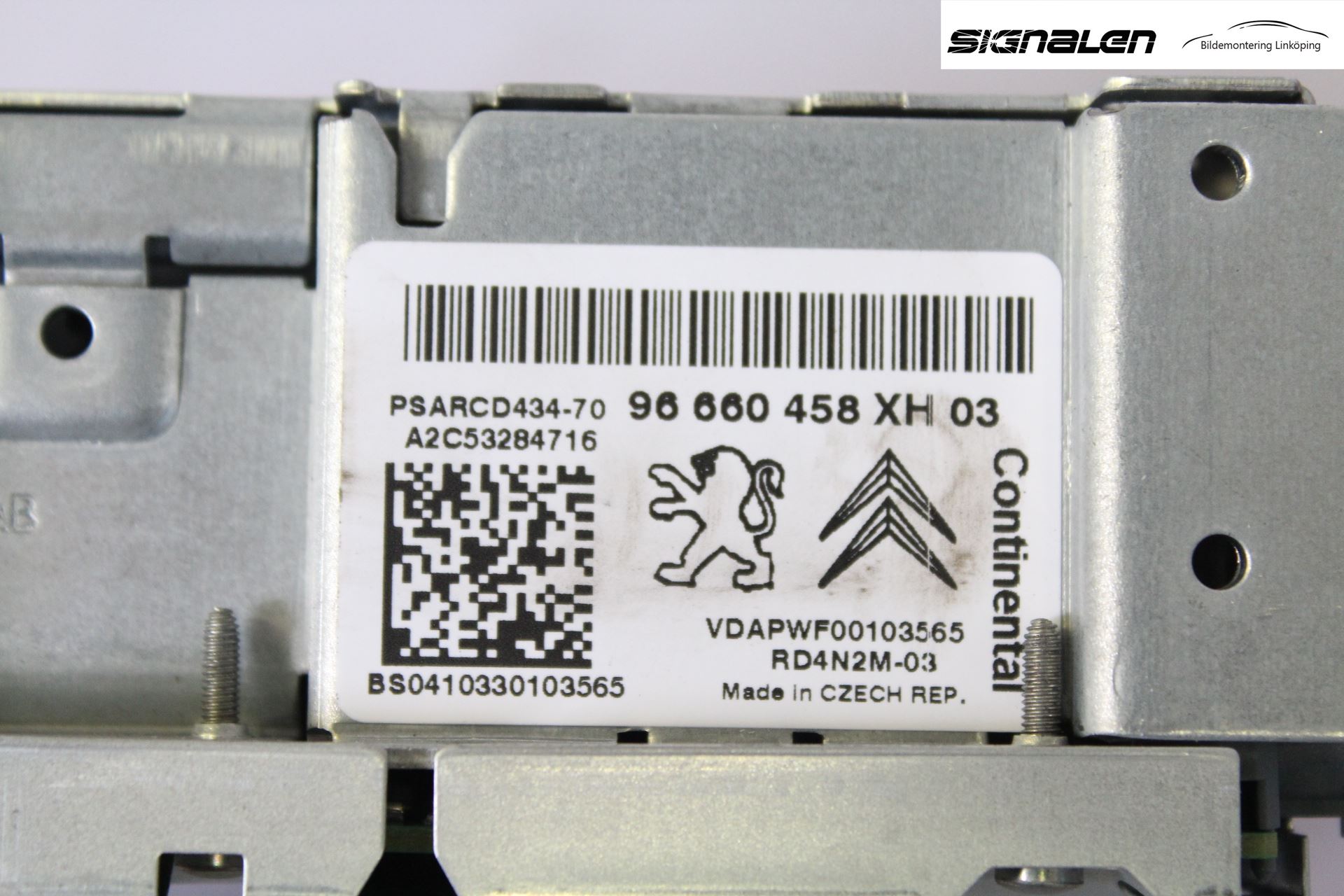 Peugeot 308 08-13 Cd Radio - Multimediapanel