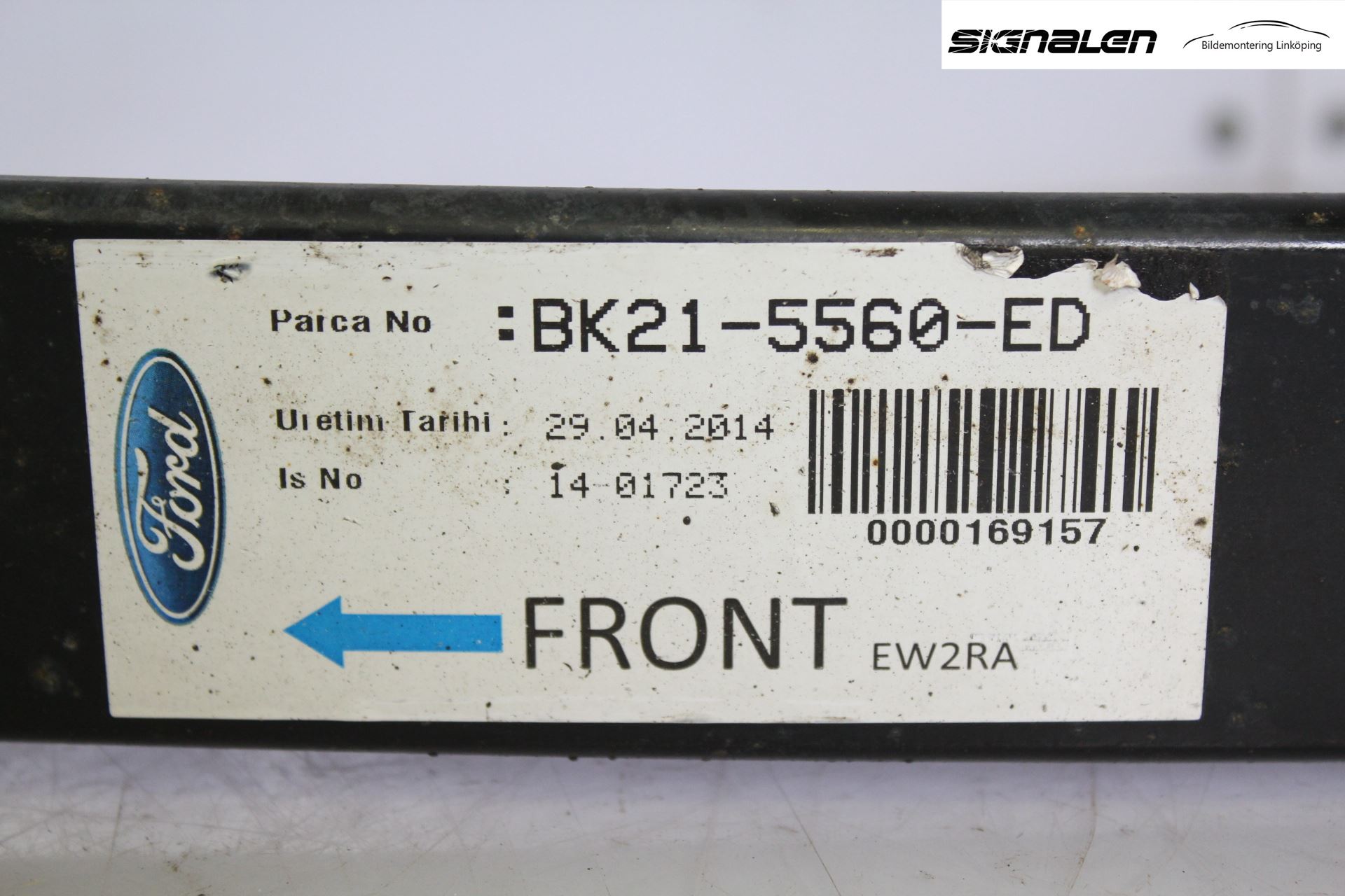 Ford TRANSIT/TOURNEO CUSTOM 13-24 Fjäder Bak Blad