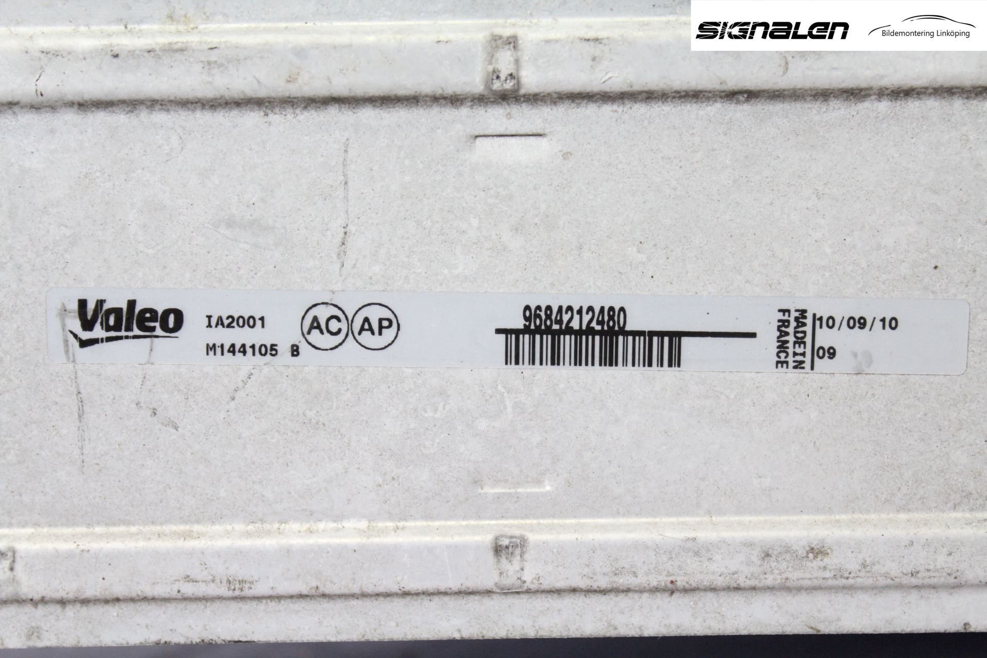 Peugeot 308 08-13 Laddluft-Intercooler Kyl