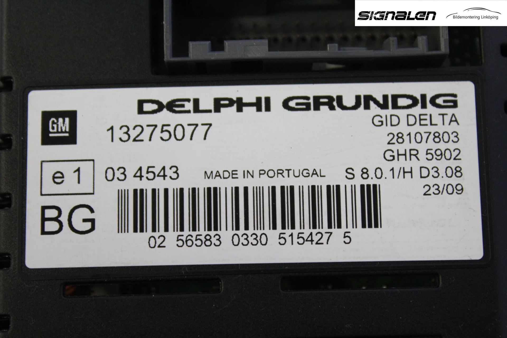 Opel ASTRA H 04-12 Färddator