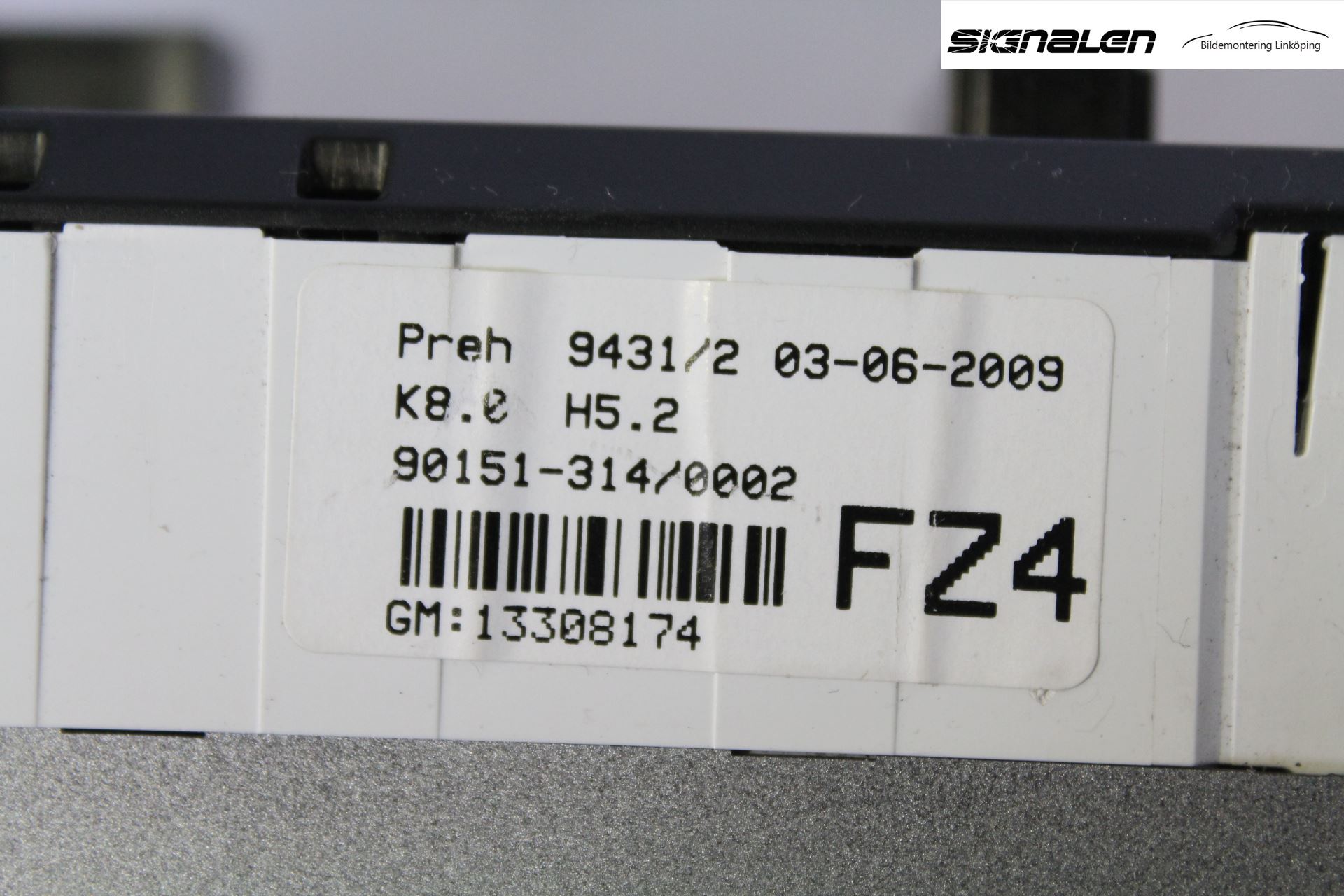 Opel ASTRA H 04-12 Ac Styrenhet Ac Manöveren