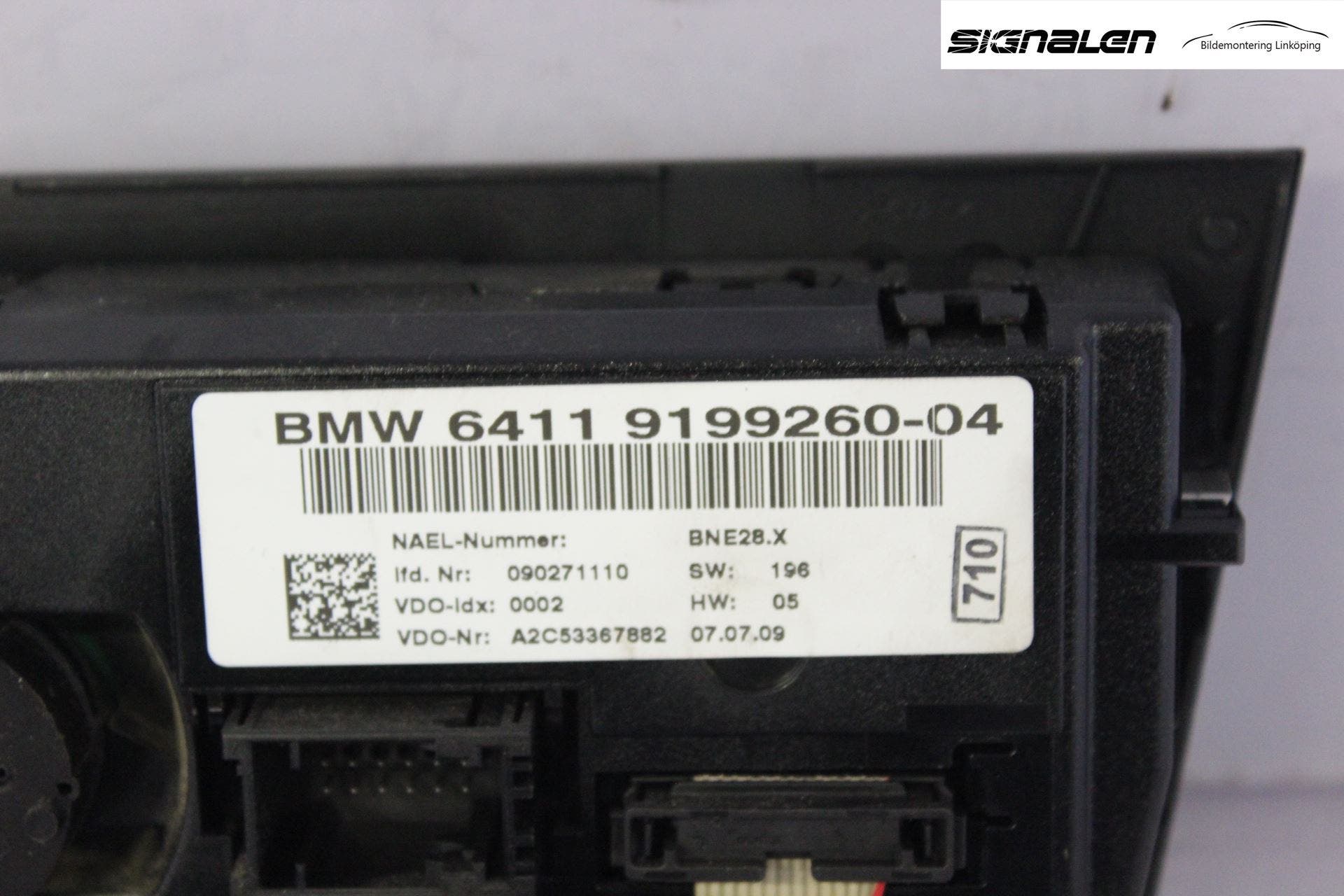 BMW 3 E90/91 SED/TOU 05-12 Ac Styrenhet Ac Manöveren