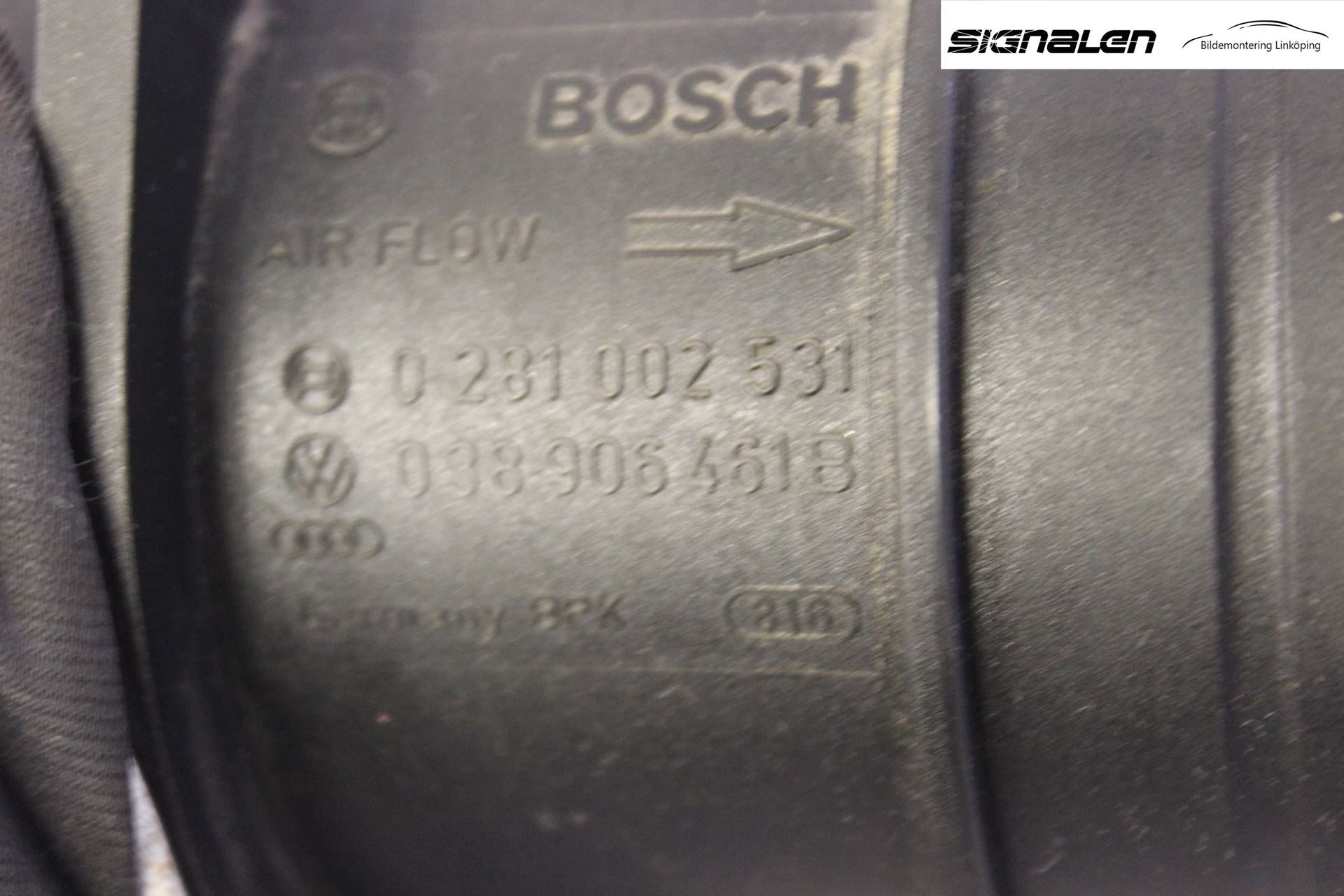 Volkswagen VW CADDY      04-10 Injluftmassamätare