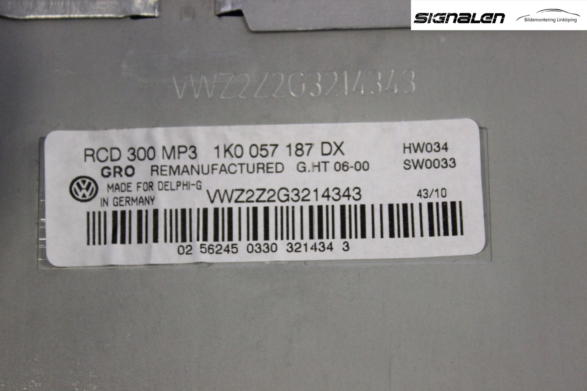 Volkswagen VW CADDY      04-10 Cd Radio - Multimediapanel