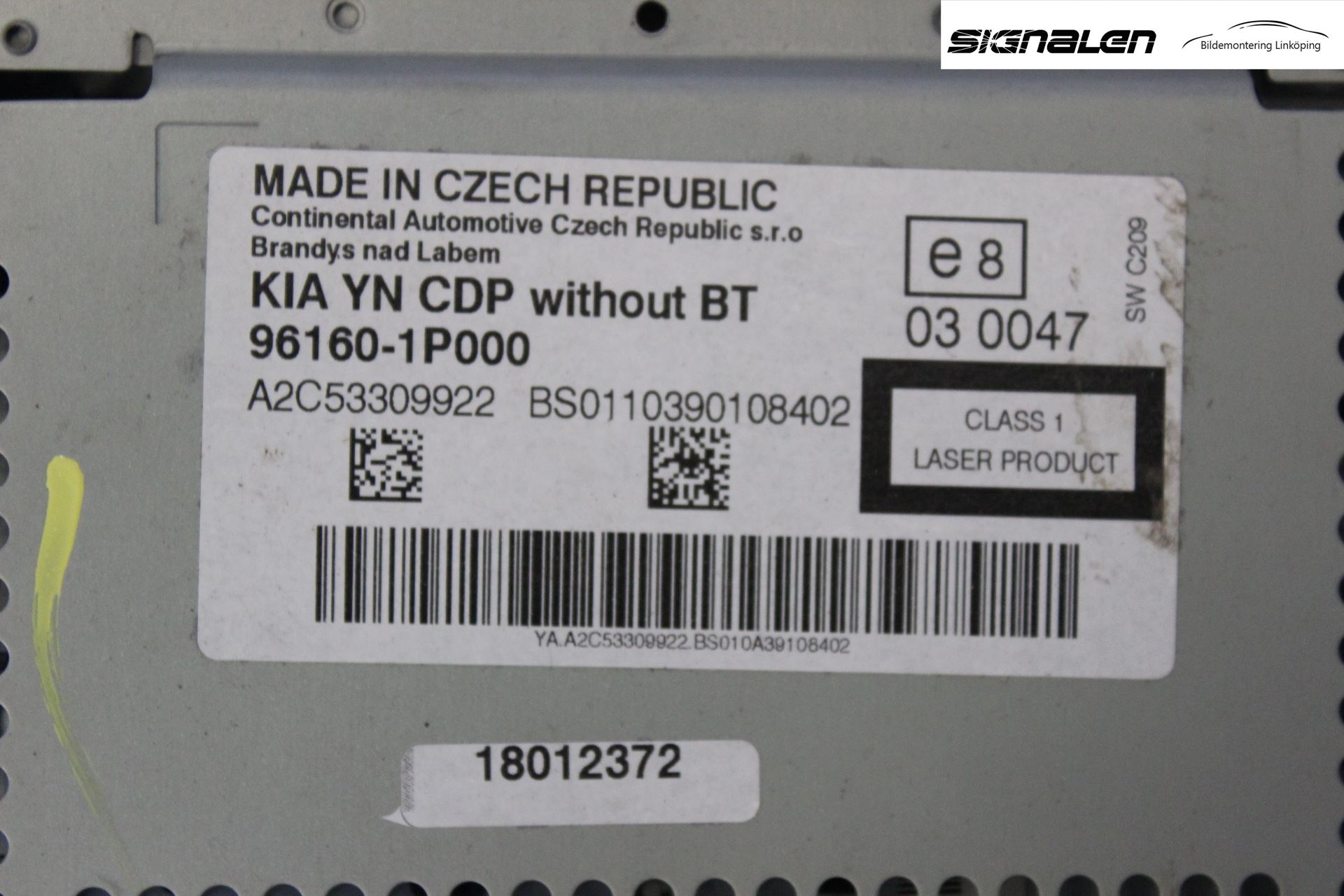 Kia VENGA 10-19 Cd Radio - Multimediapanel