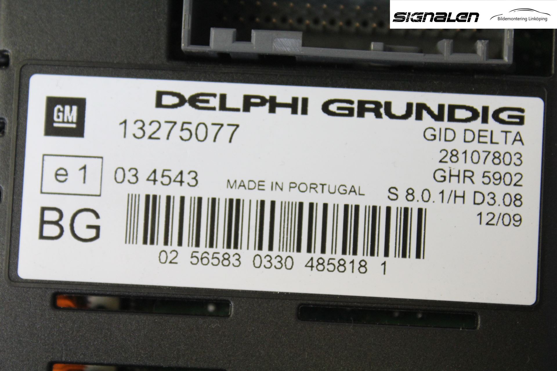 Opel ZAFIRA B 06-14 Färddator