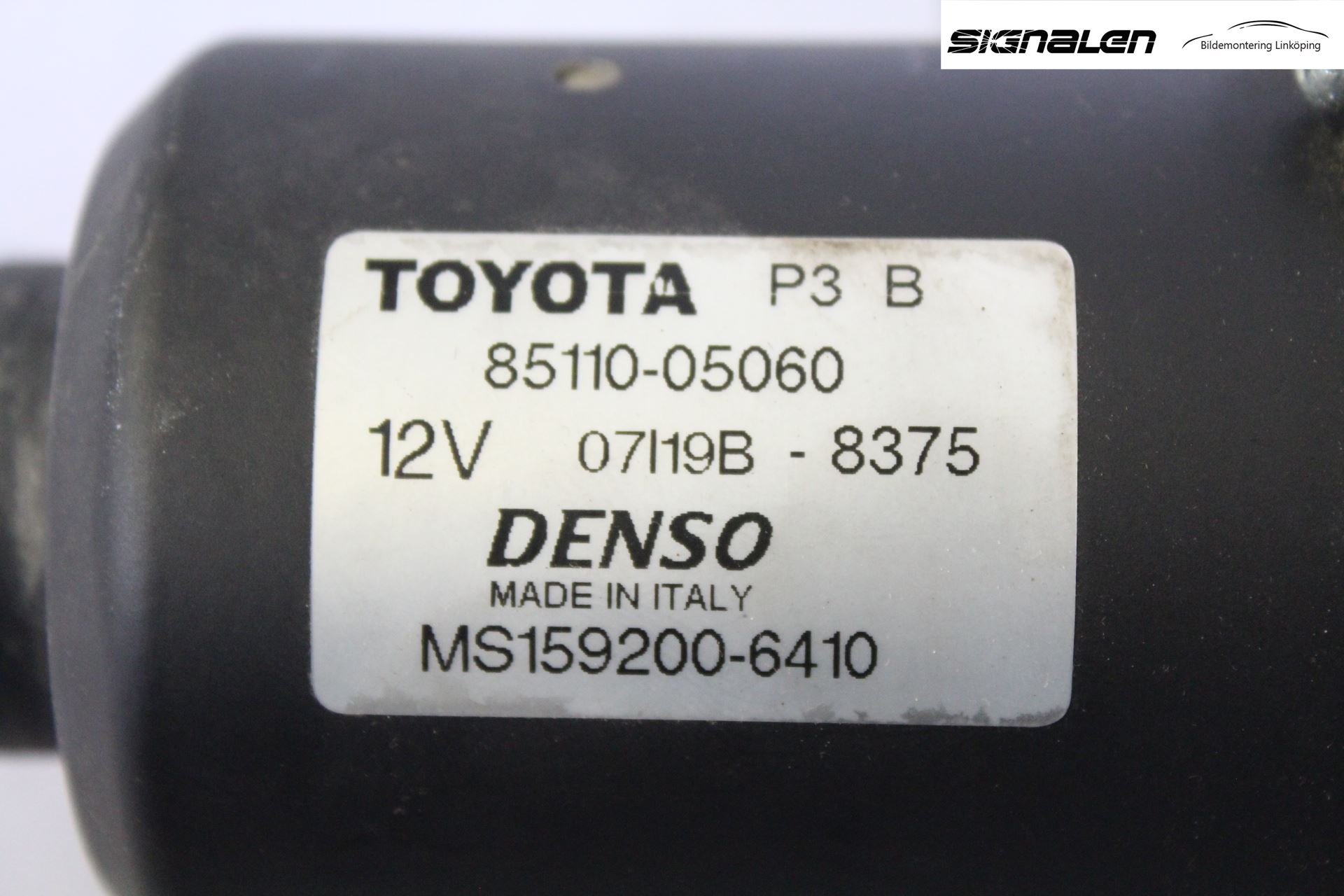 Toyota AVENSIS 07-08 Torkarmotor Vindruta