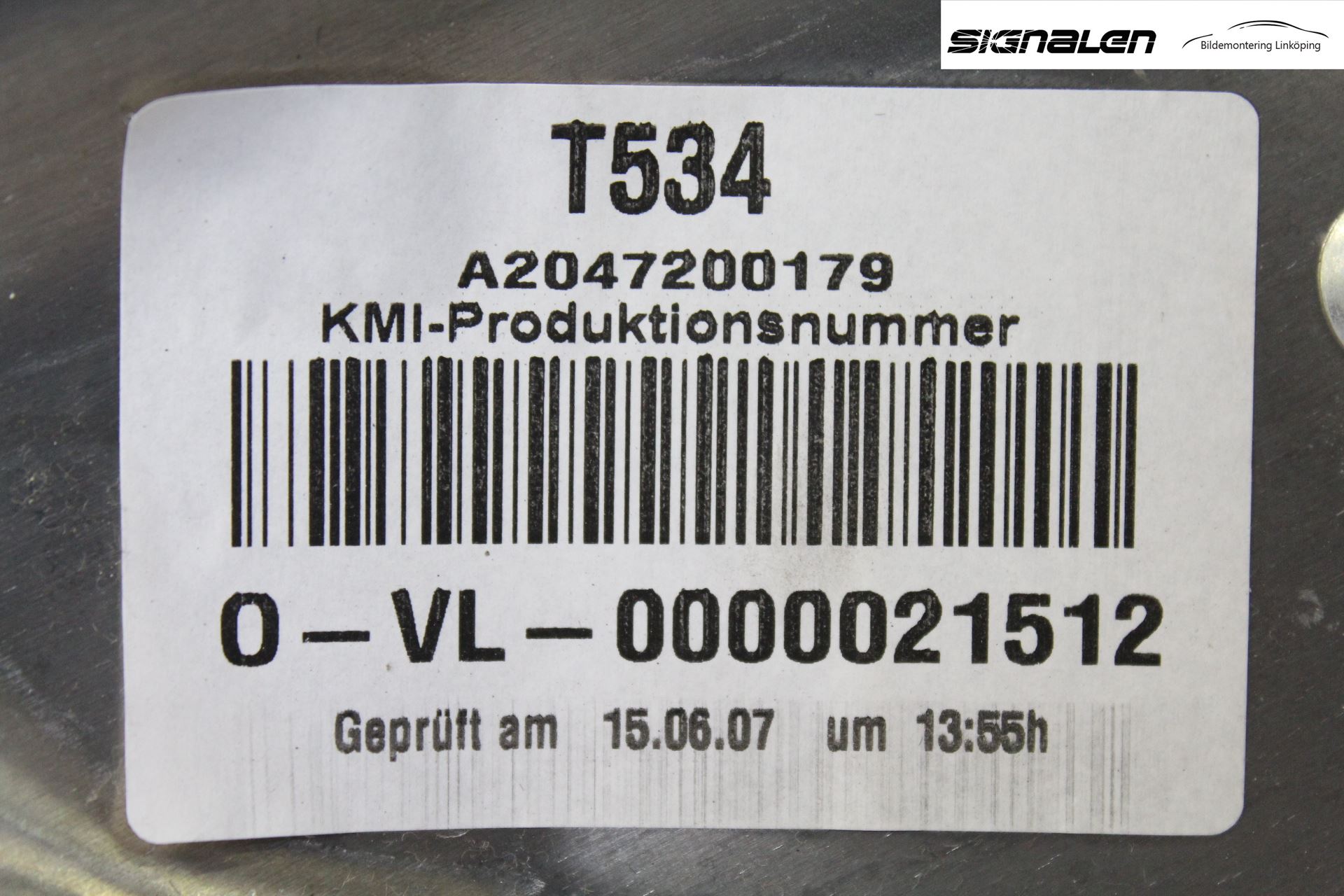 Mercedes-Benz MB C-KLASS (W204) 07-15 Fönsterhissmekanism