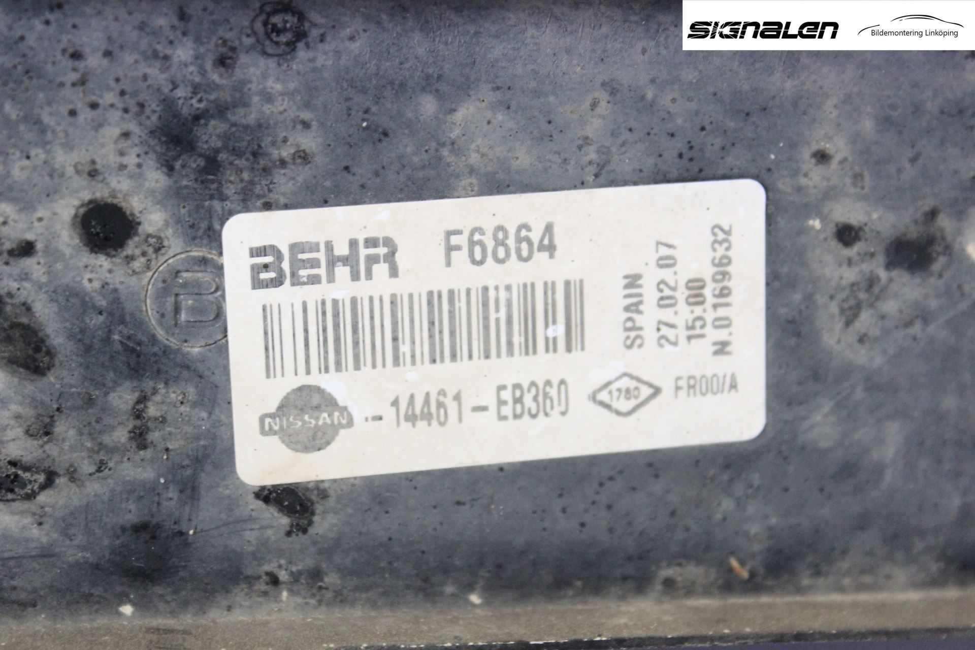 Nissan NAVARA 05-16 Laddluft-Intercooler Kyl