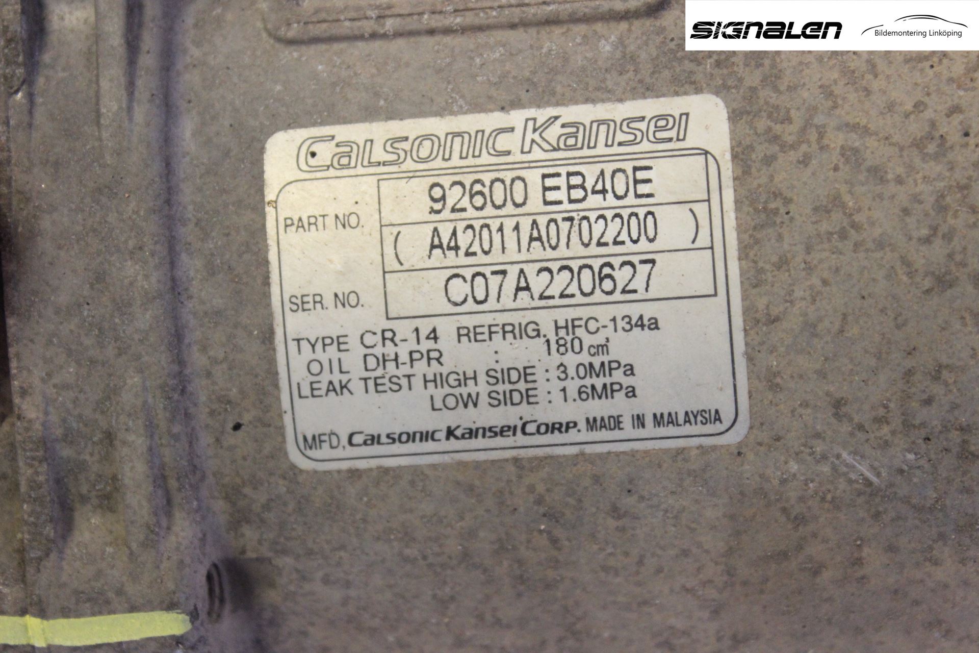 Nissan NAVARA 05-16 Ac Kompressor