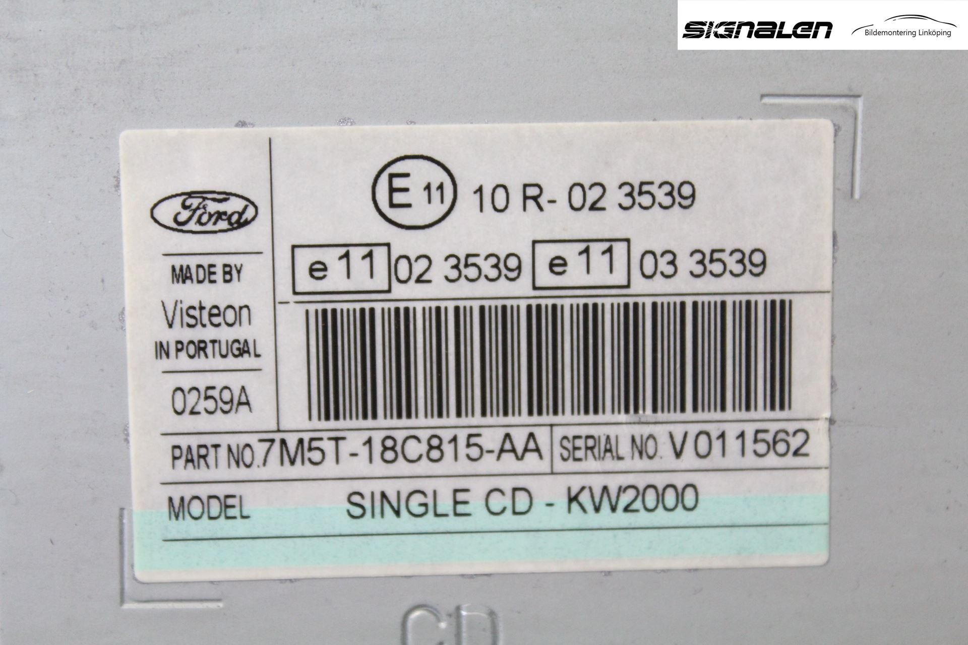 Ford FOCUS C-MAX I 07-10 Cd Radio - Multimediapanel