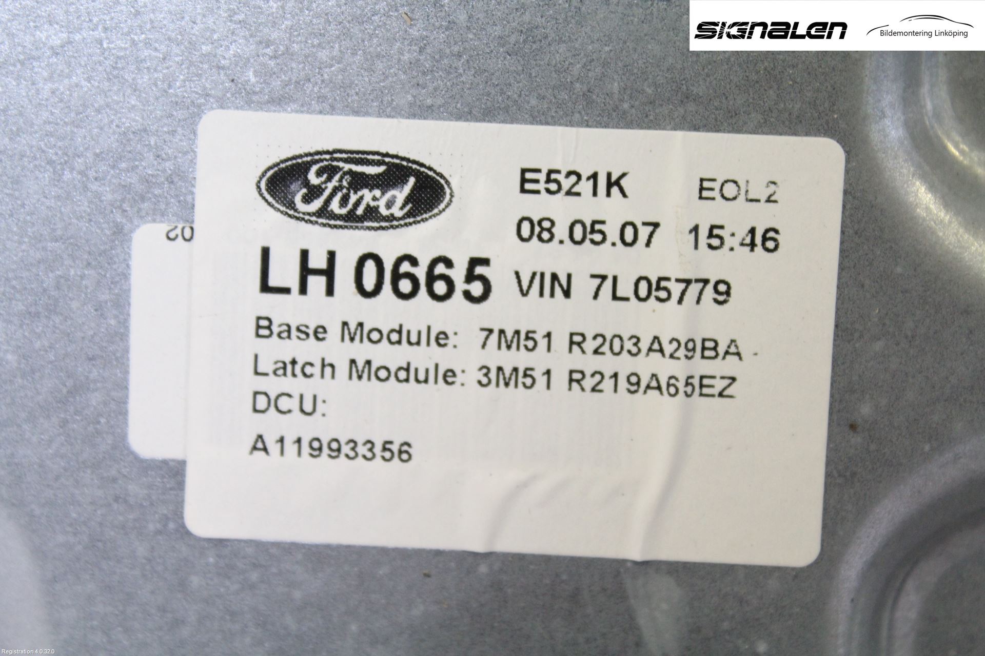 Ford FOCUS C-MAX I 07-10 Fönsterhissmekanism