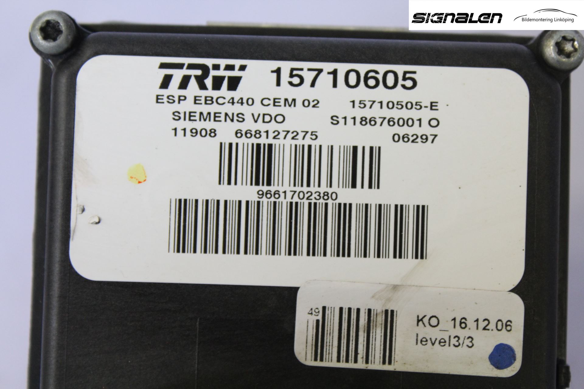 Peugeot 407 Abs Hydraulaggregat