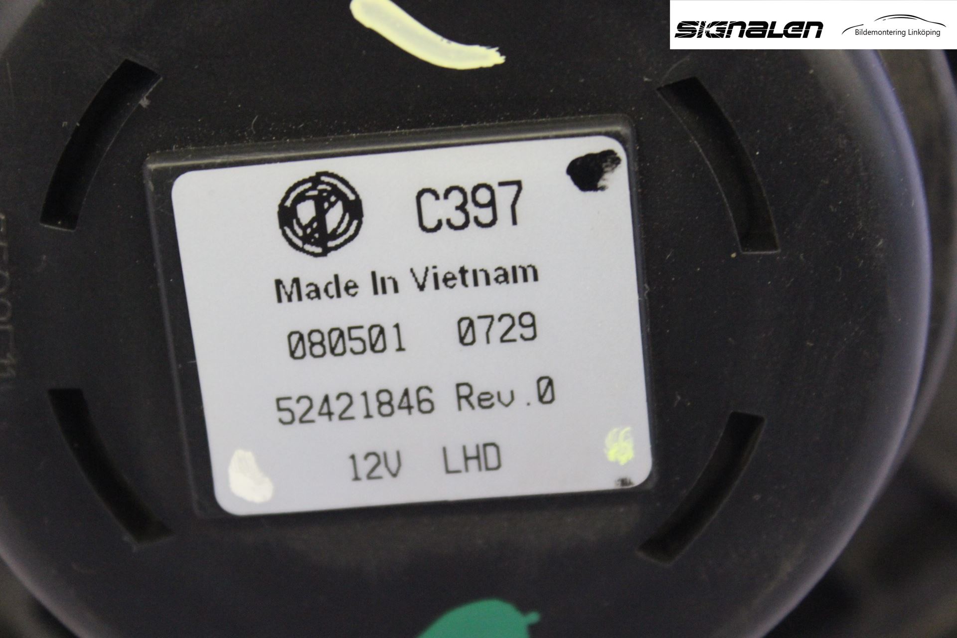 Alfa GT Värmefläkt