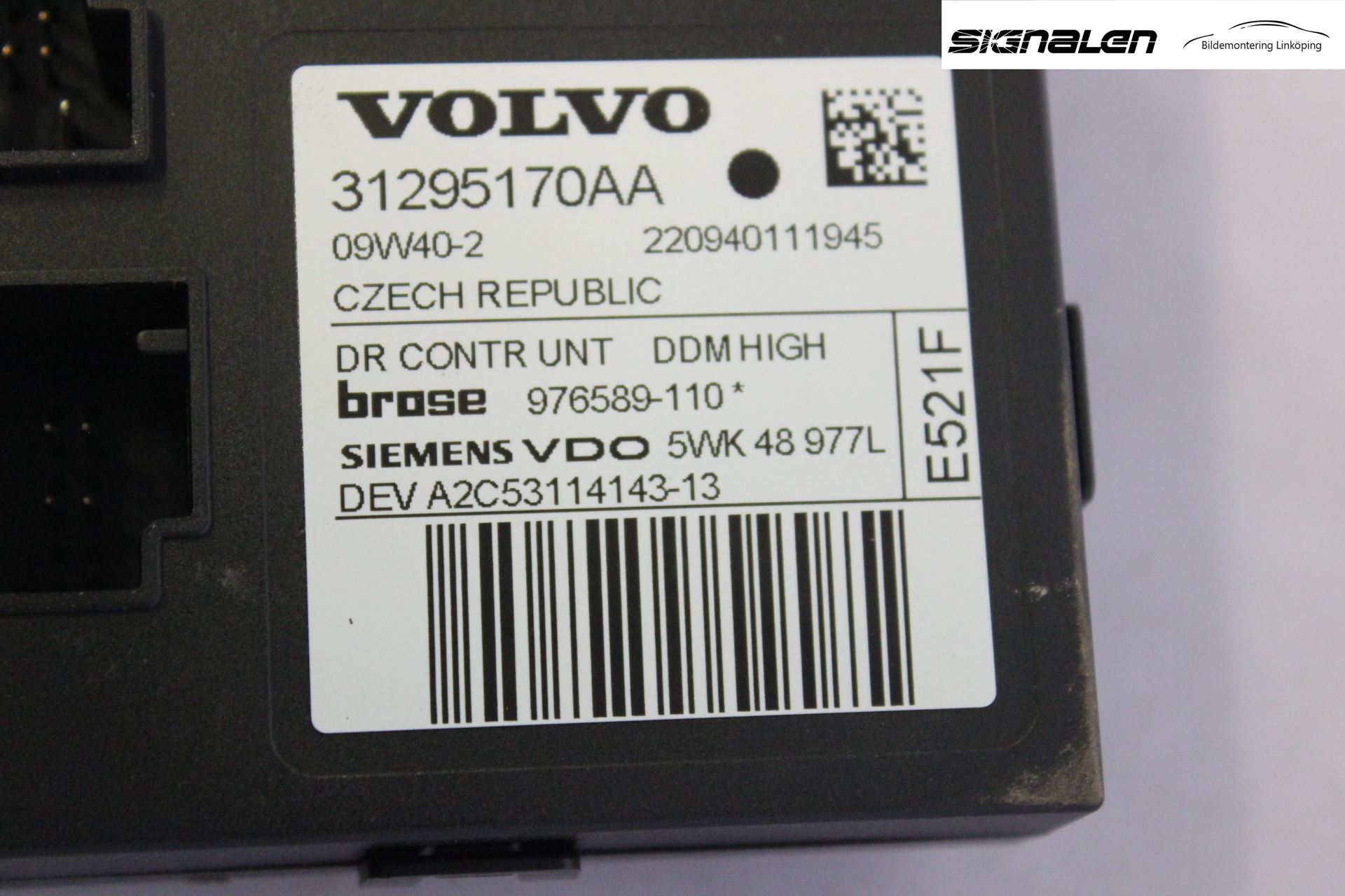 Volvo V50 08-12 Fönsterhissmotor