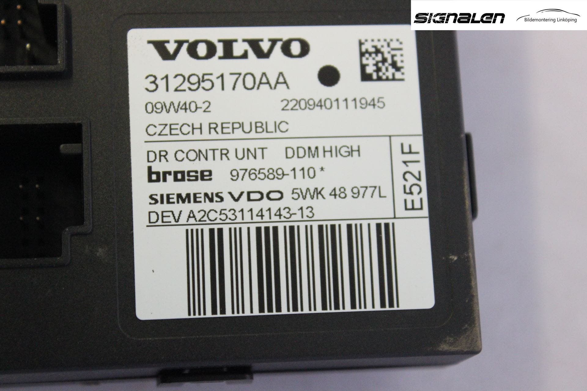 Volvo V50 08-12 Fönsterhissmotor